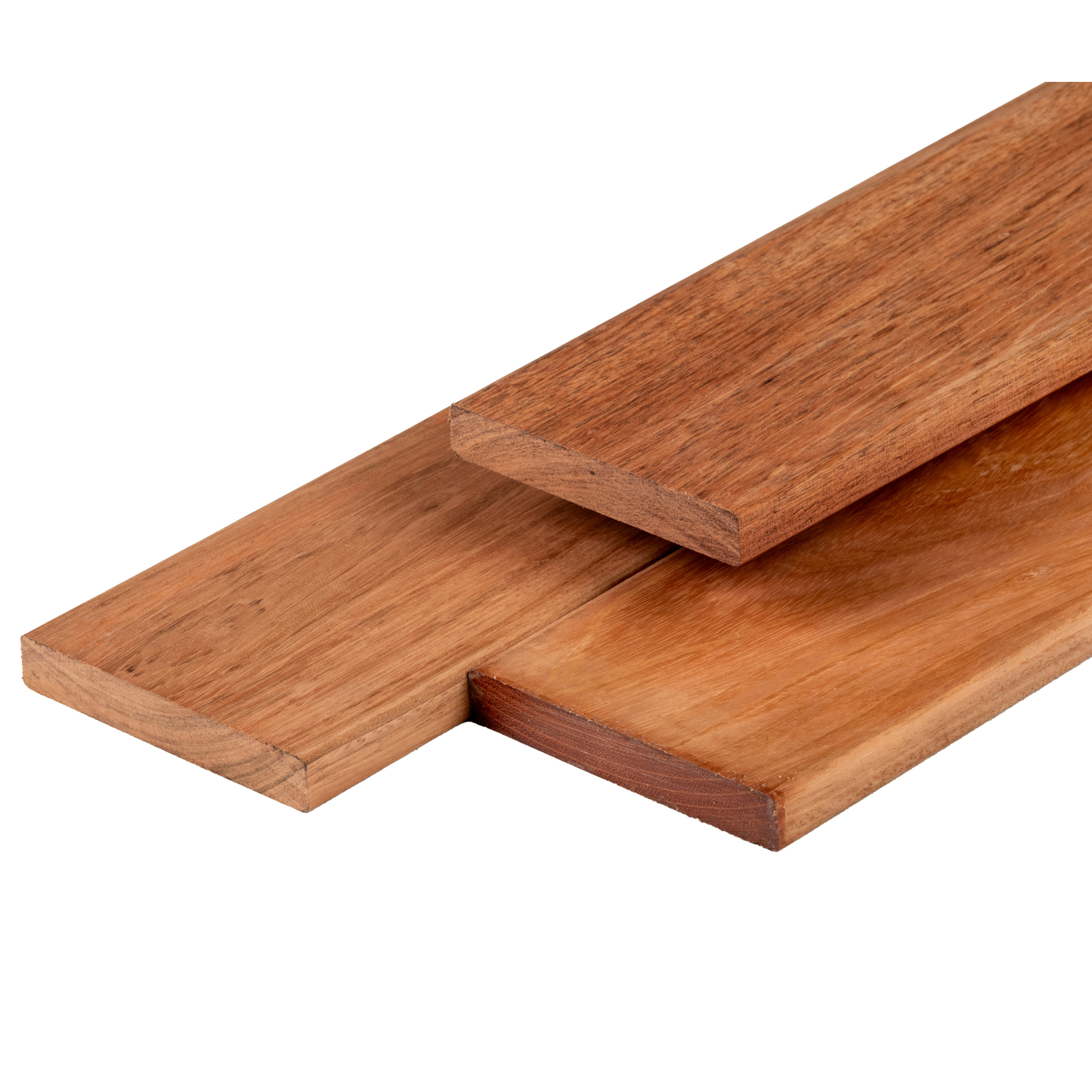 Jatoba hardwood decking board 2,1 x 14,5 x 460 cm kiln-dried, planed, FAS