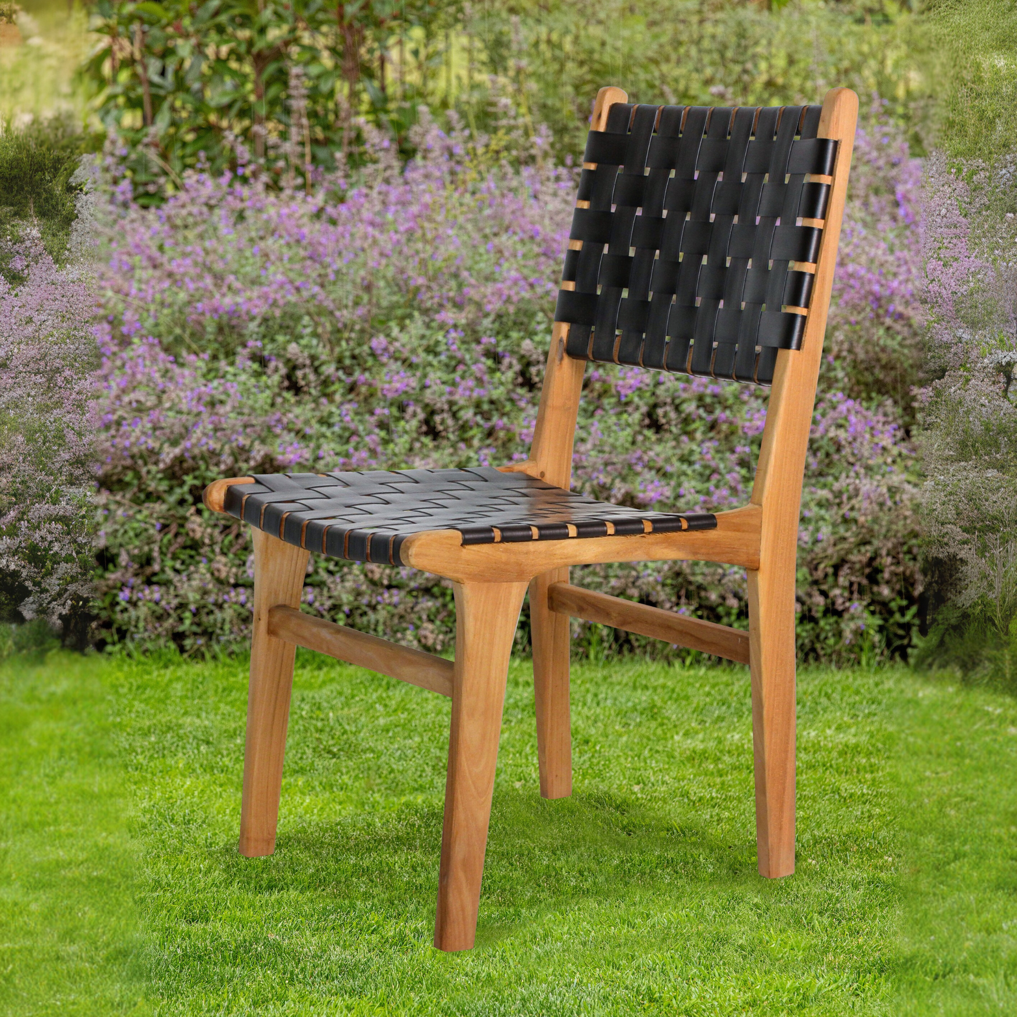 Teak tuinstoel Bantam (set van 2 stoelen)