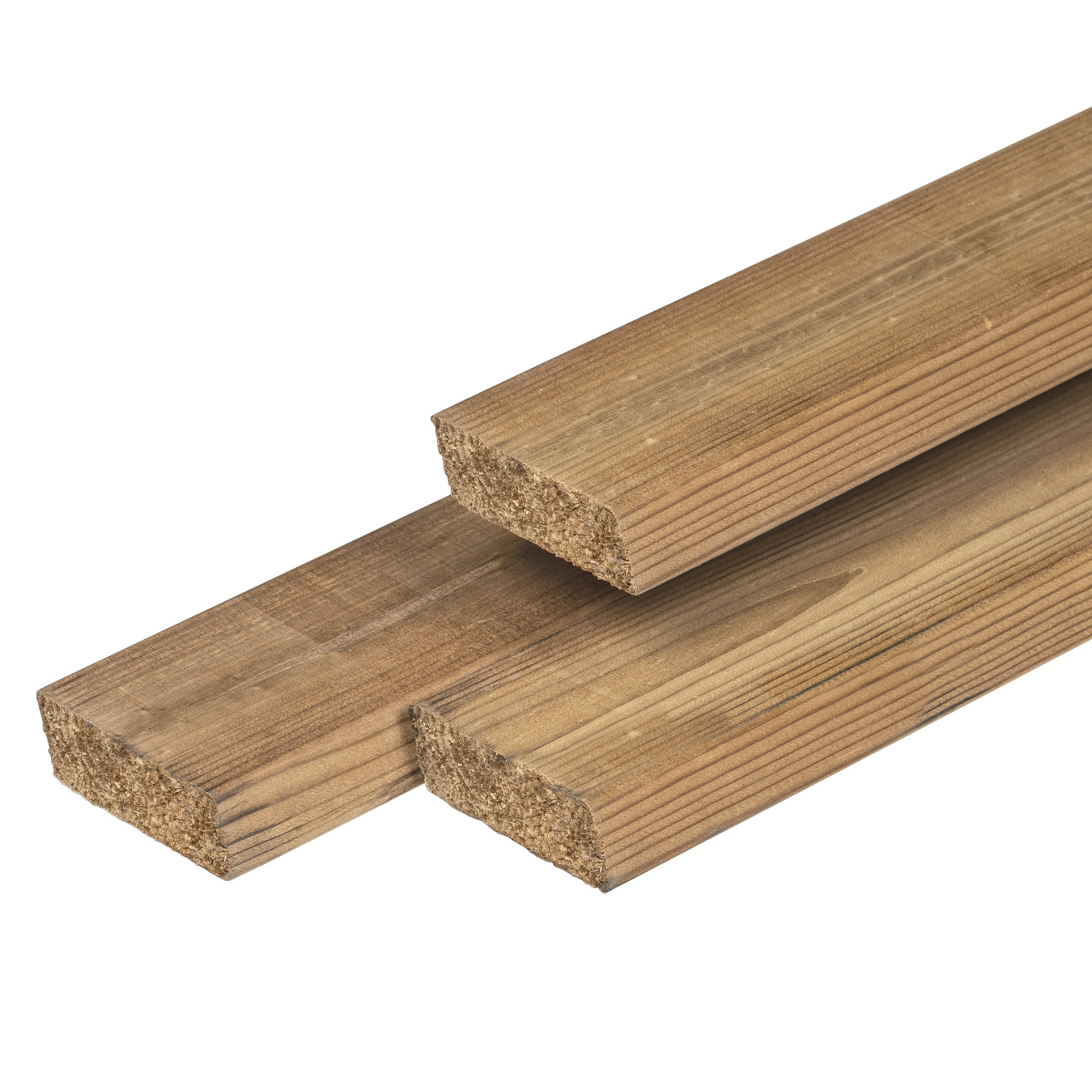 Thermoline NE spruce rhombus profile 2,0 x 6,7 x 360 cm, dried, thermally modified, planed