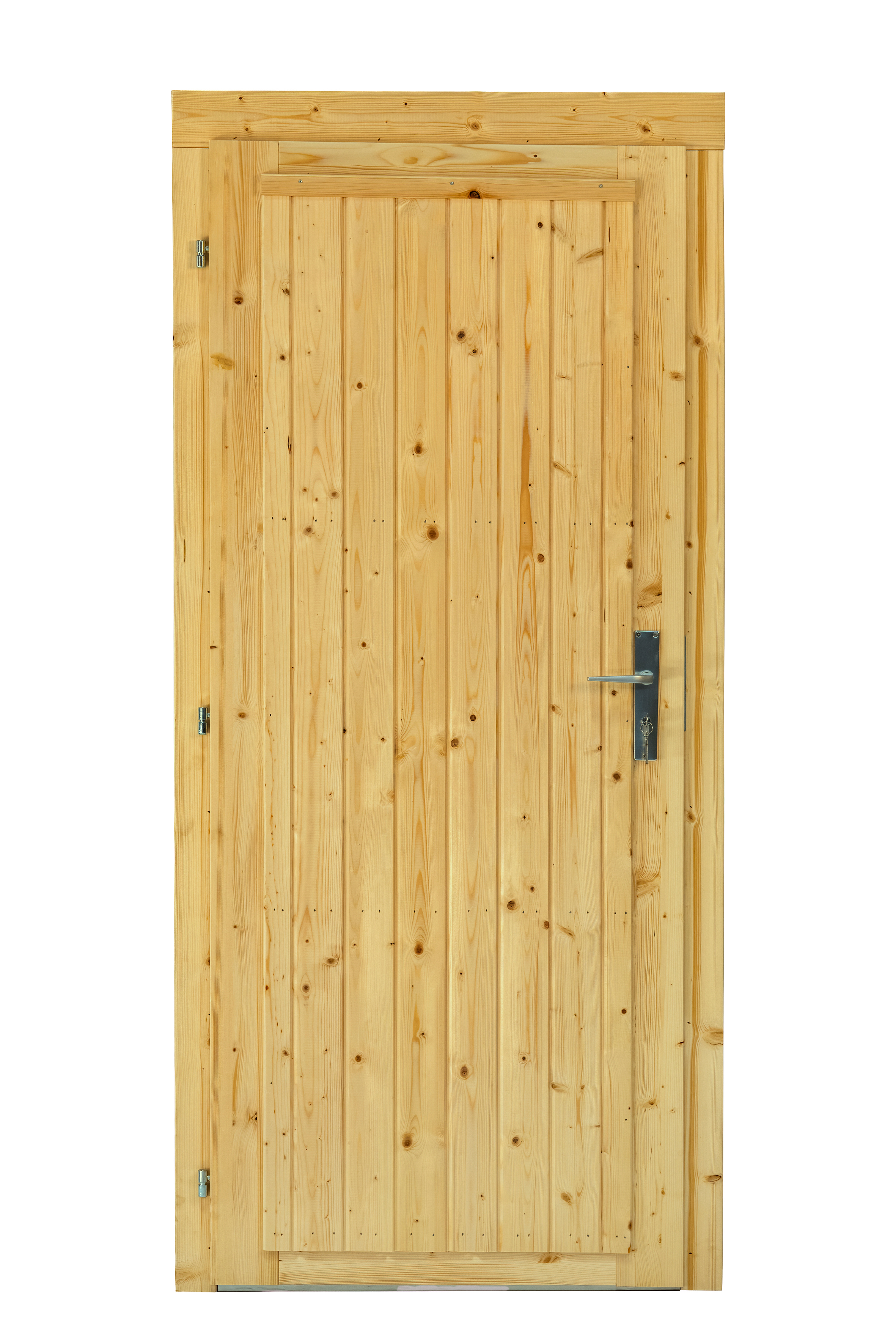 Deur enkel D5 LS vuren 90,5 x 196 cm | honinggeel geïmpregneerd
