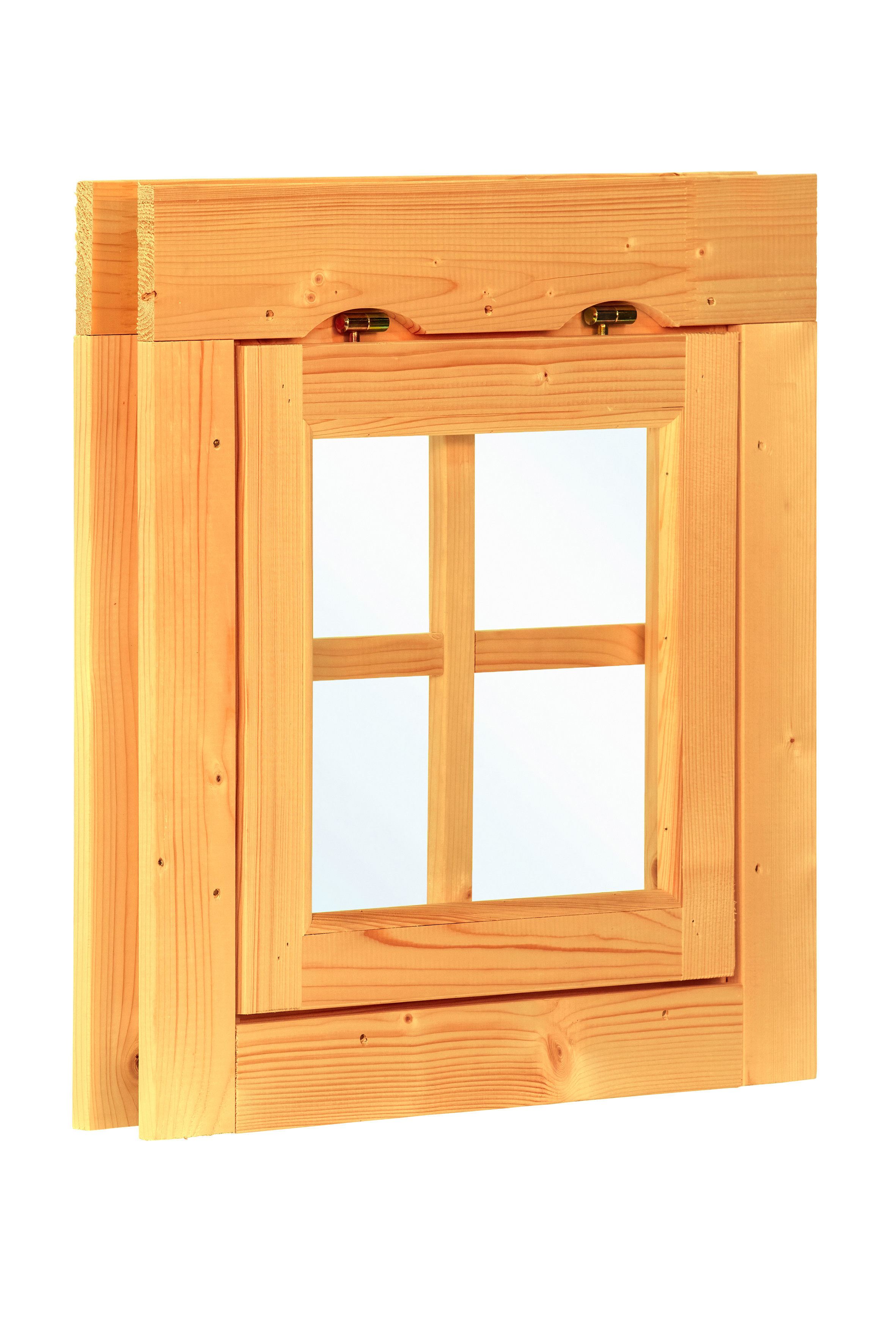 Uitzetraam enkel W4 vuren 57 x 57 cm | Red Class Wood geïmpregneerd