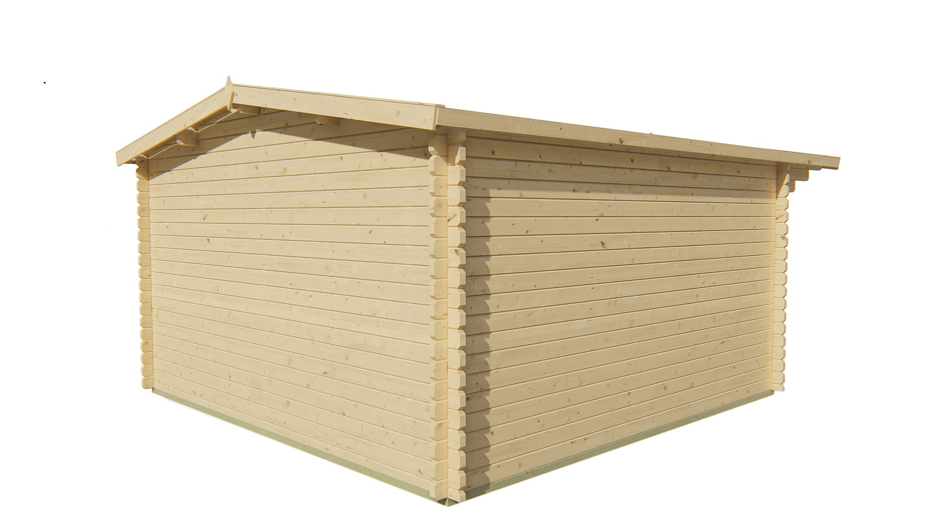 Blokhut - Tuinhuis Laula | 44 mm | vuren honinggeel geïmpregneerd