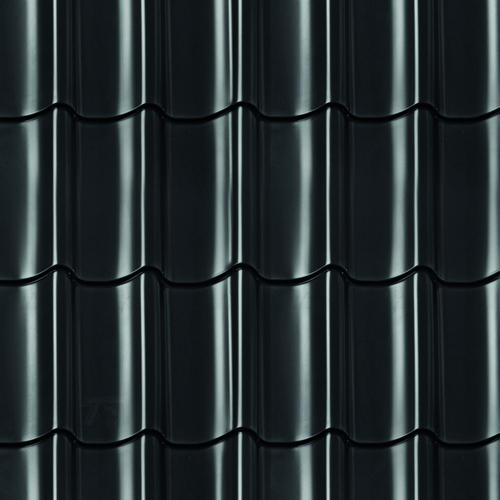 Roof tile profile boards | Black (incl. wind stop)[[Roof_tile_profile_boards__Black]]