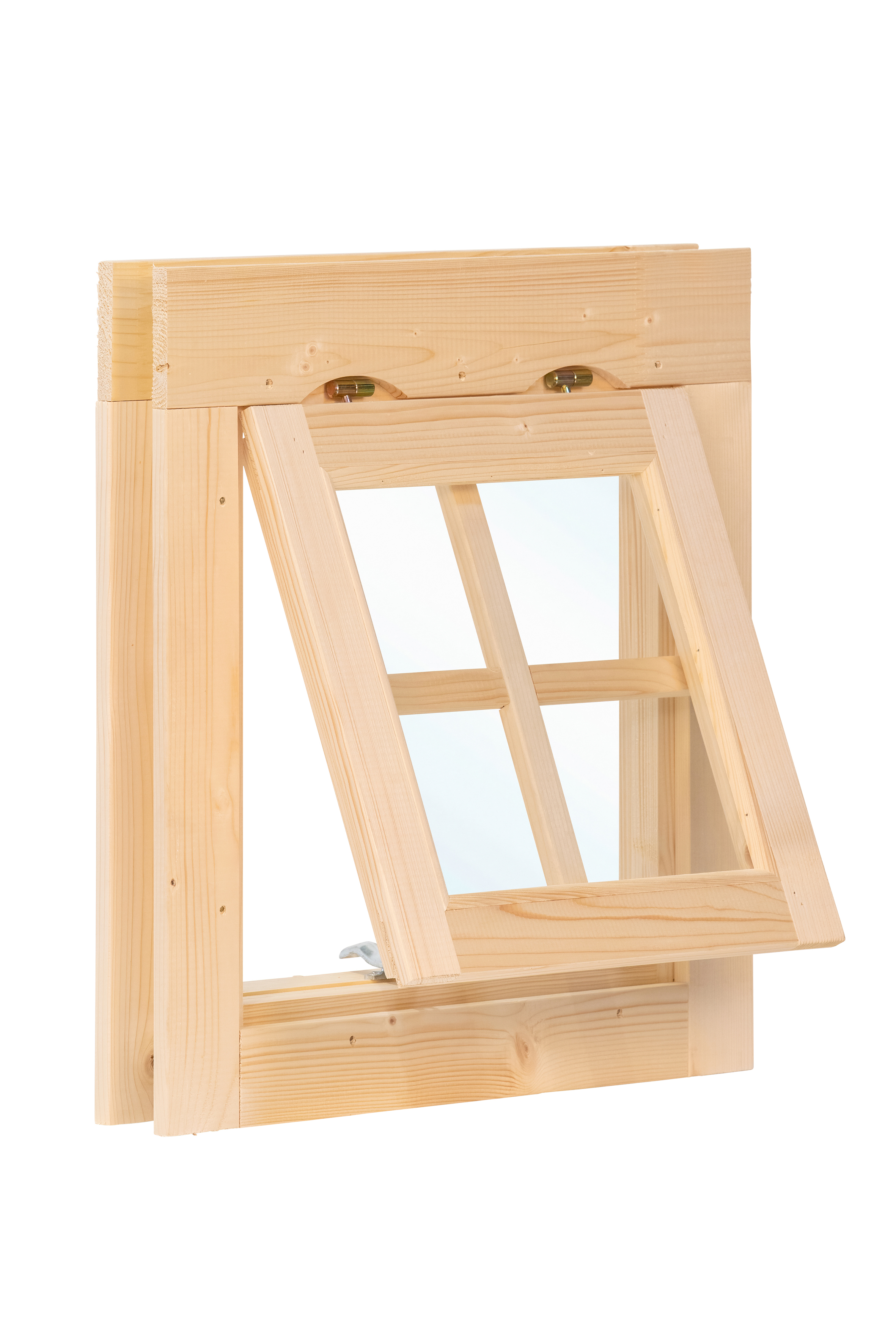 Ausklappbares Fenster W4 5 57,0 x 57,0 cm unbehandelt