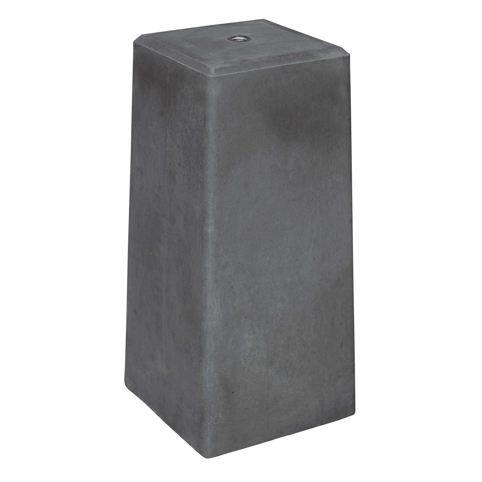 Berton© betonpoer (23,0 x 23,0) > (20,0 x 20,0) x 50,0 cm, antraciet, M20-bus, XL
