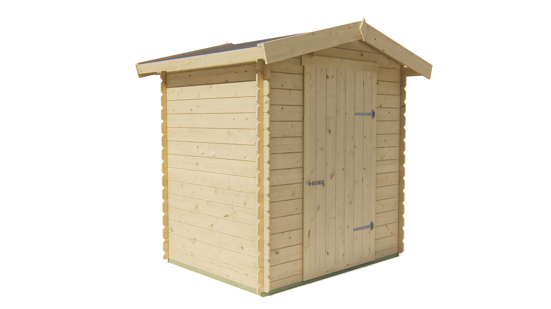 Blokhut - Tuinhuis Irina | 19 mm | vuren groen geïmpregneerd Blokhut - Tuinhuis Irina | 19 mm | vuren groen geïmpregneerd