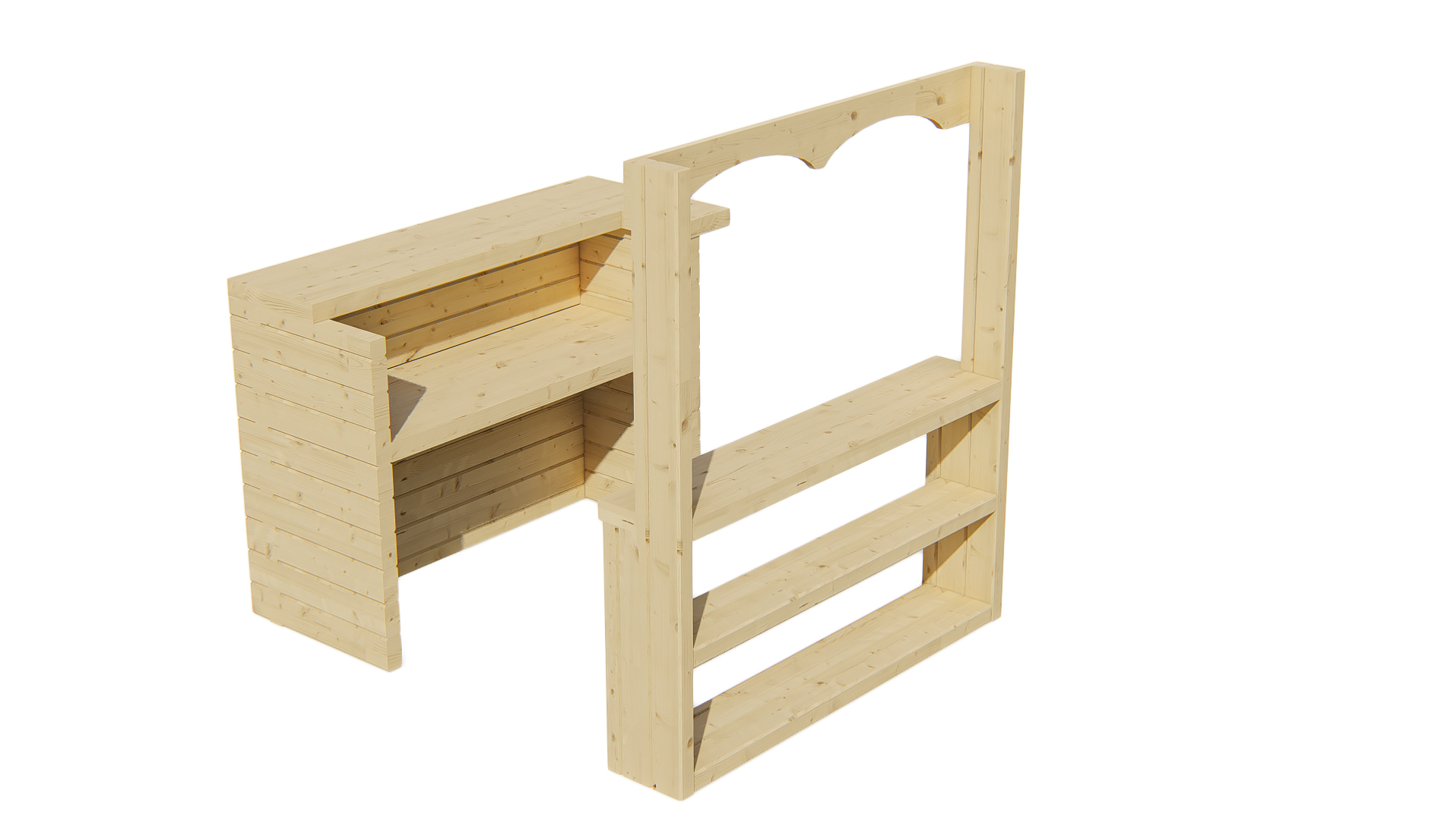 Ansichten Bar | 44mm | unbehandelt