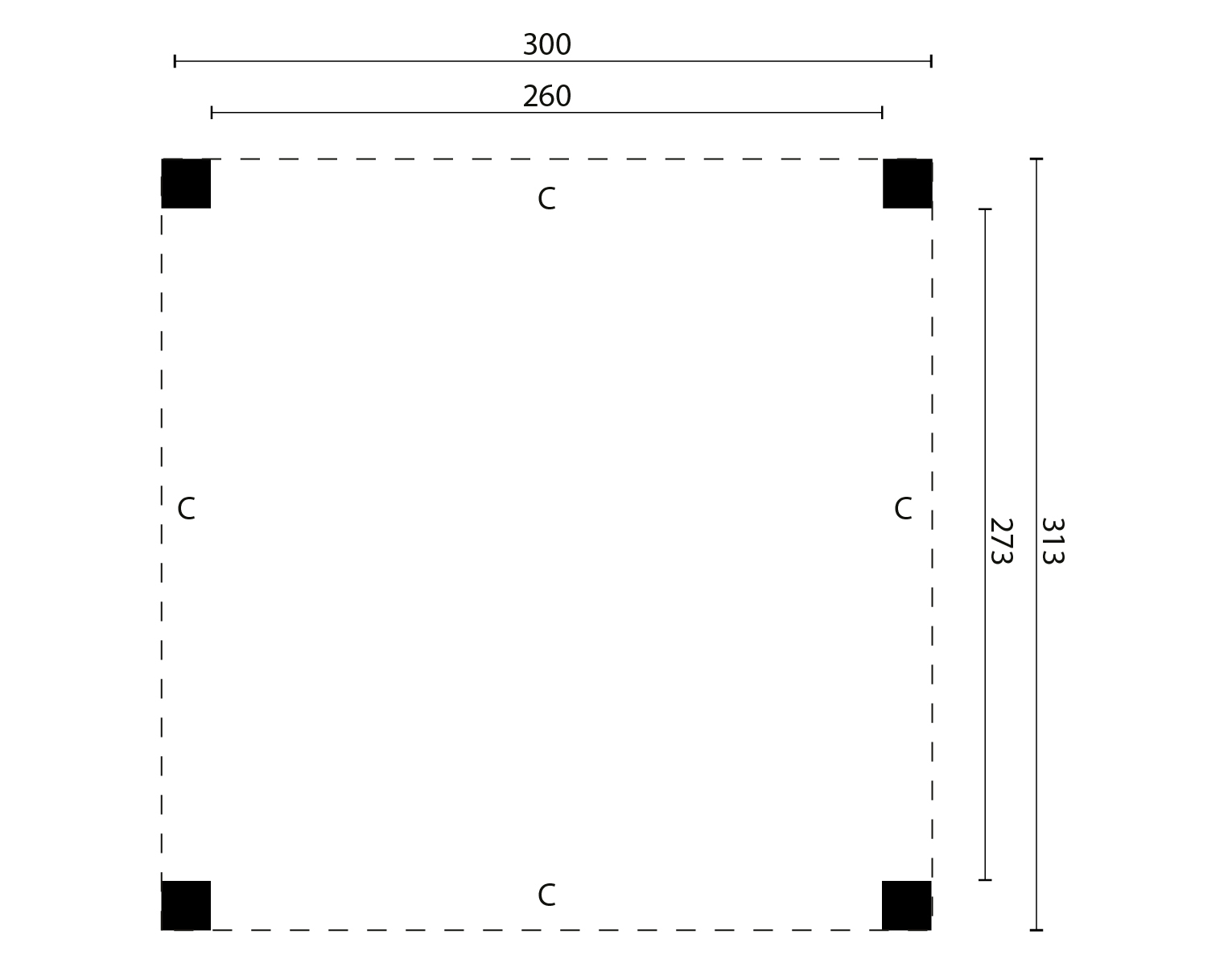 DHZ Renesse Red Class Wood 300 x 313 cm