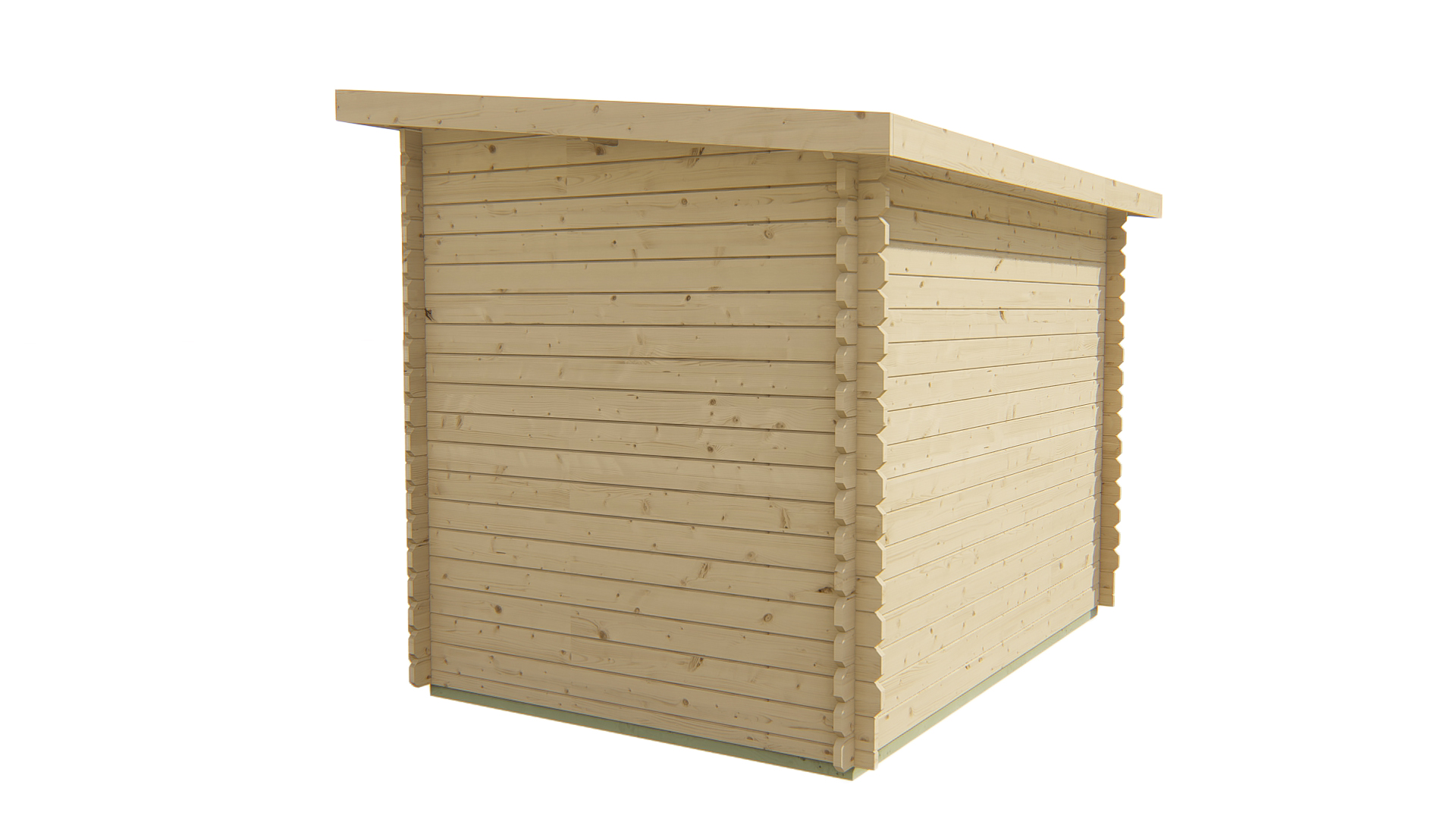 Blokhut - Tuinhuis Kris | 28 mm | vuren groen geïmpregneerd Blokhut - Tuinhuis Kris | 28 mm | vuren groen geïmpregneerd