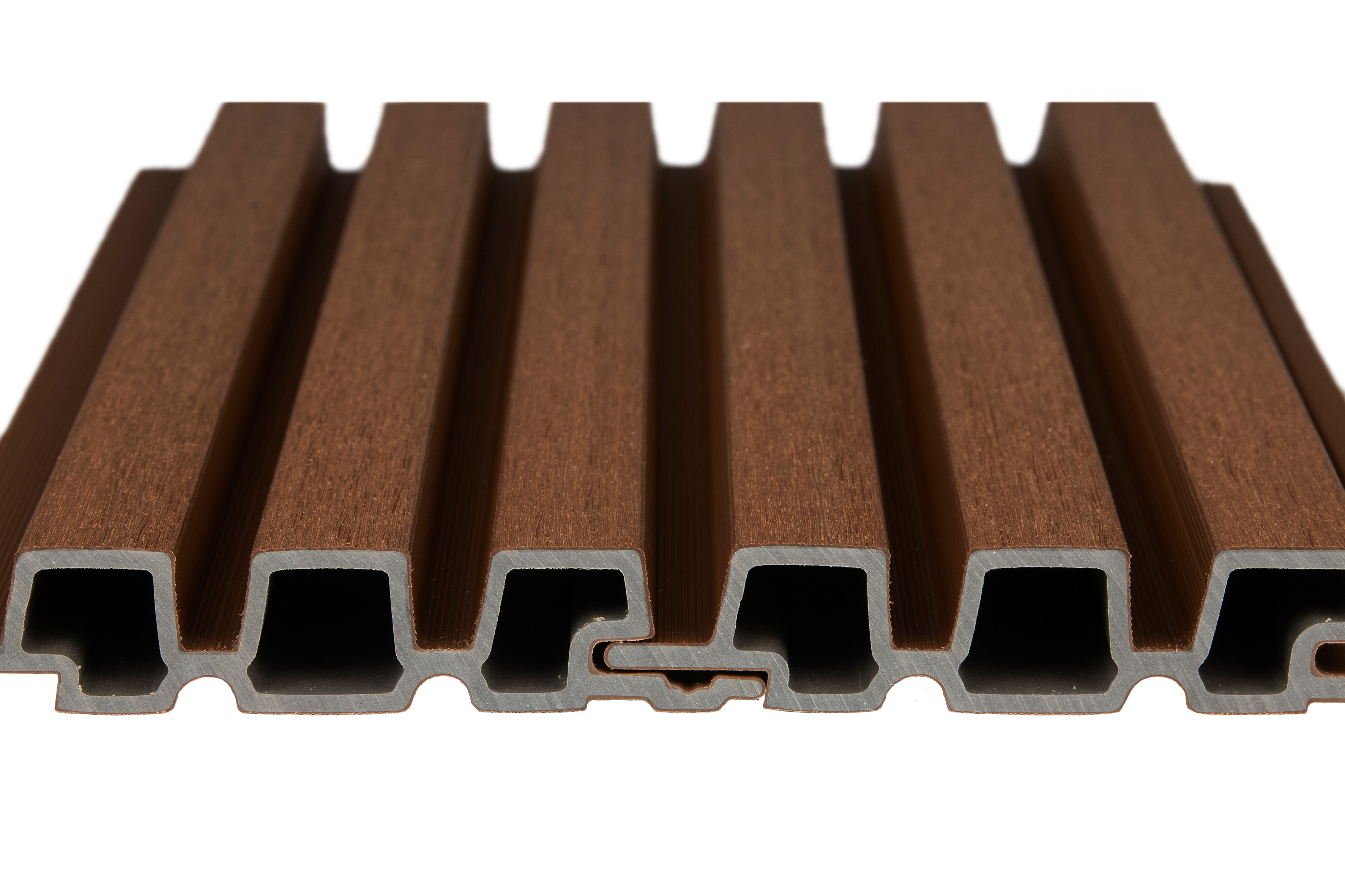 PuraTech 30 composiet triple profiel 3,3 x 17,0 x 390 cm, ipé, fijne houtnerf