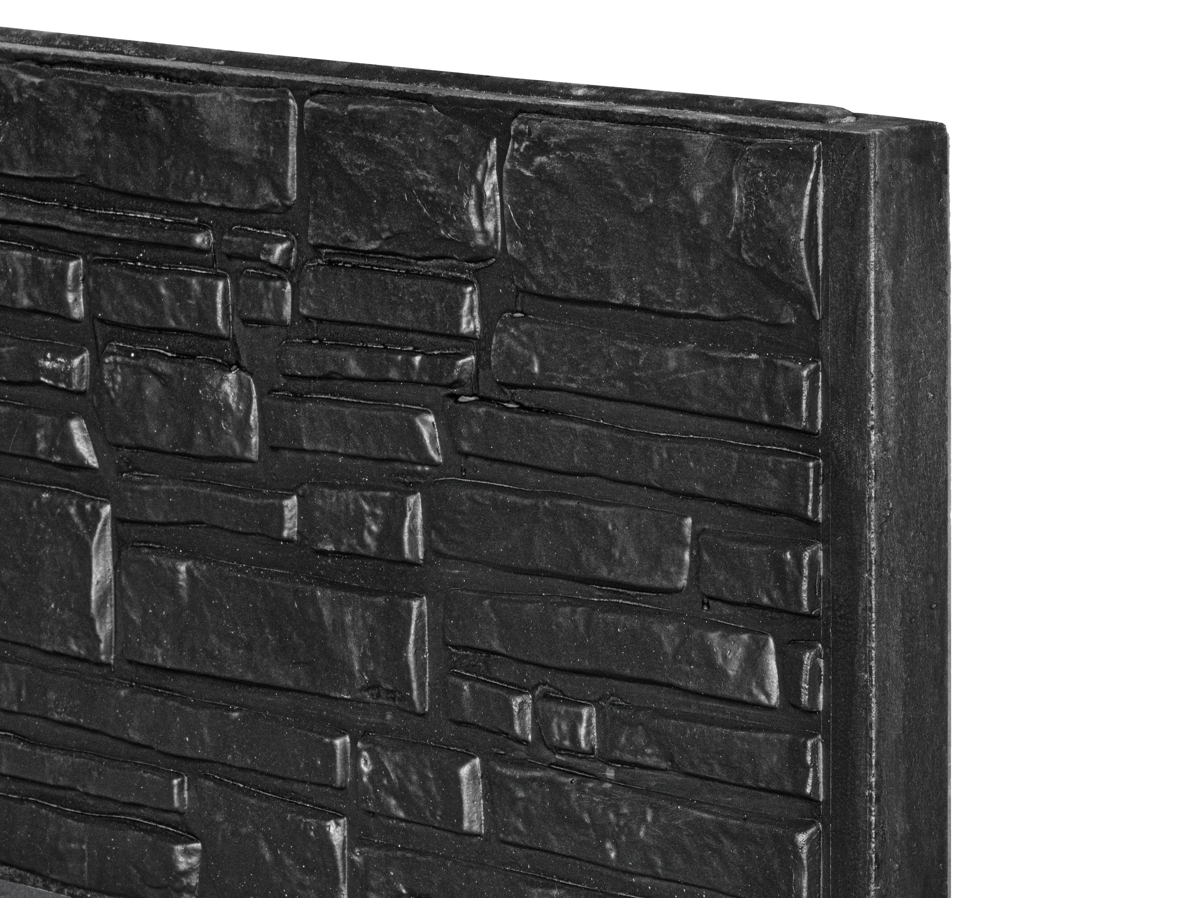 Berton©-motiefplaat antraciet gecoat H36 x D3,5 x L184 cm Rustico Berton©-motiefplaat antraciet gecoat H36 x D3,5 x L184 cm Rustico