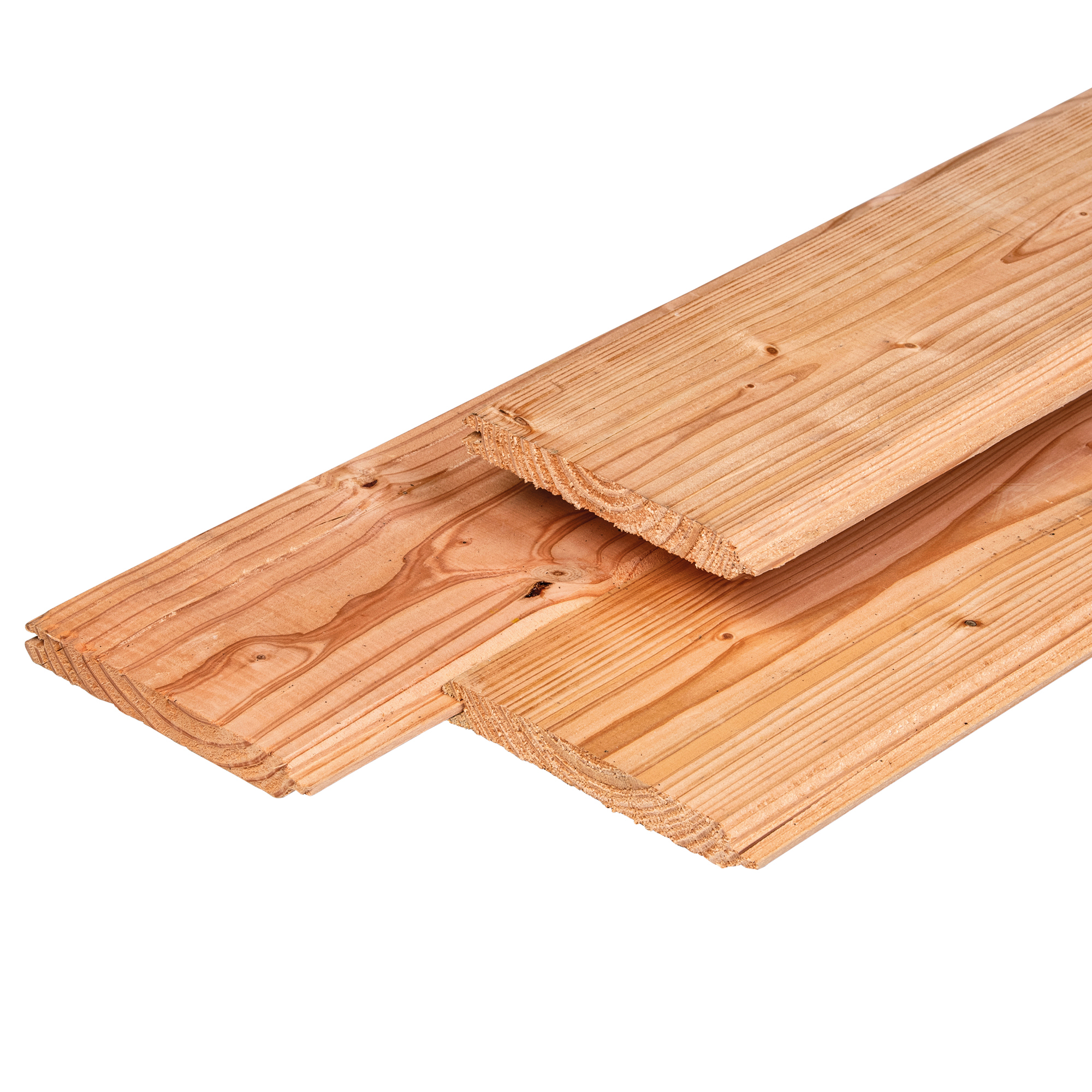 Douglas t&g-profiel 1,8 x 14,5 x 400 cm, gedroogd, geschaafd, 2 zijden vellingkant Douglas t&g-profiel 1,8 x 14,5 x 400 cm, gedroogd, geschaafd, 2 zijden vellingkant