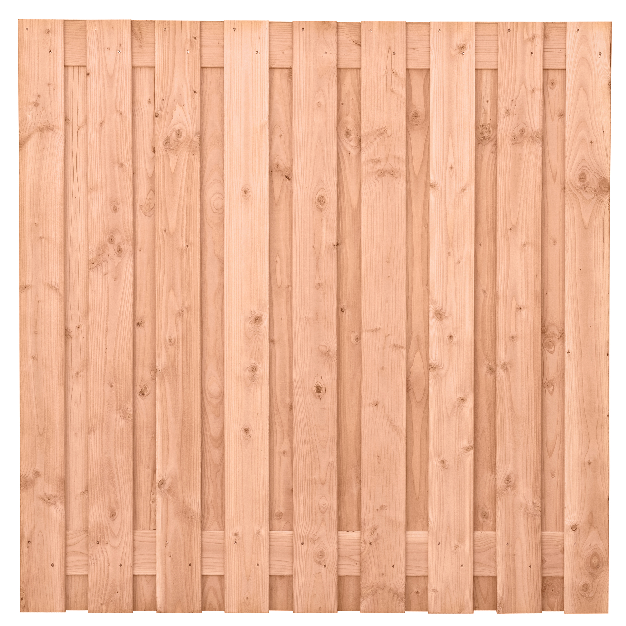 Tuinscherm Salzburg, douglas, RVS-geschroefd, 19-planks (17+2) 180 x 180 cm