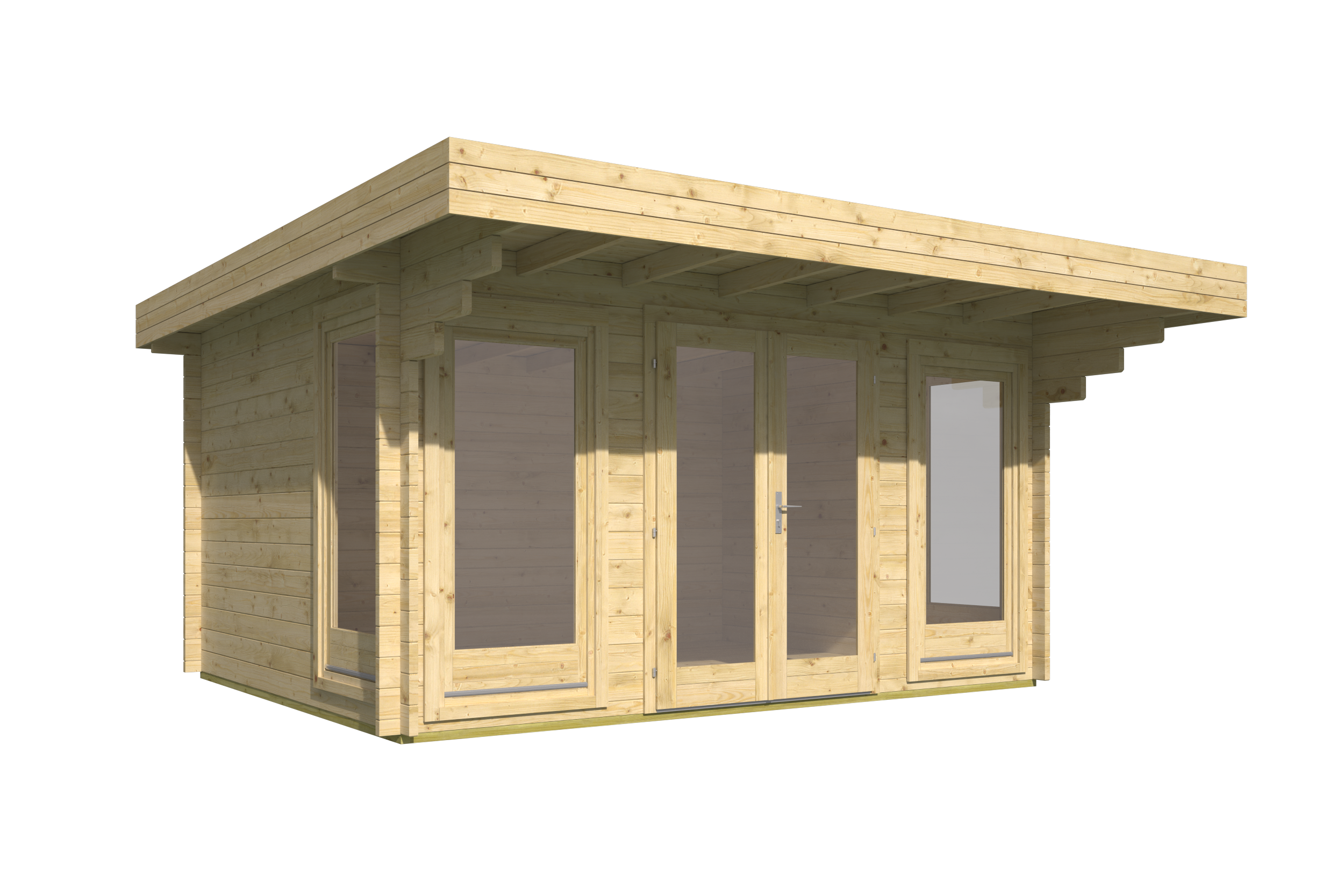 Blokhut - Tuinhuis Lory | 44 mm | vuren onbehandeld