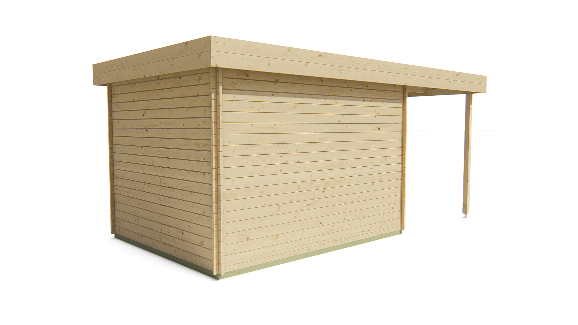 Blokhut - Tuinhuis Extramodern | 28 mm | vuren honinggeel geïmpregneerd Blokhut - Tuinhuis Extramodern | 28 mm | vuren honinggeel geïmpregneerd