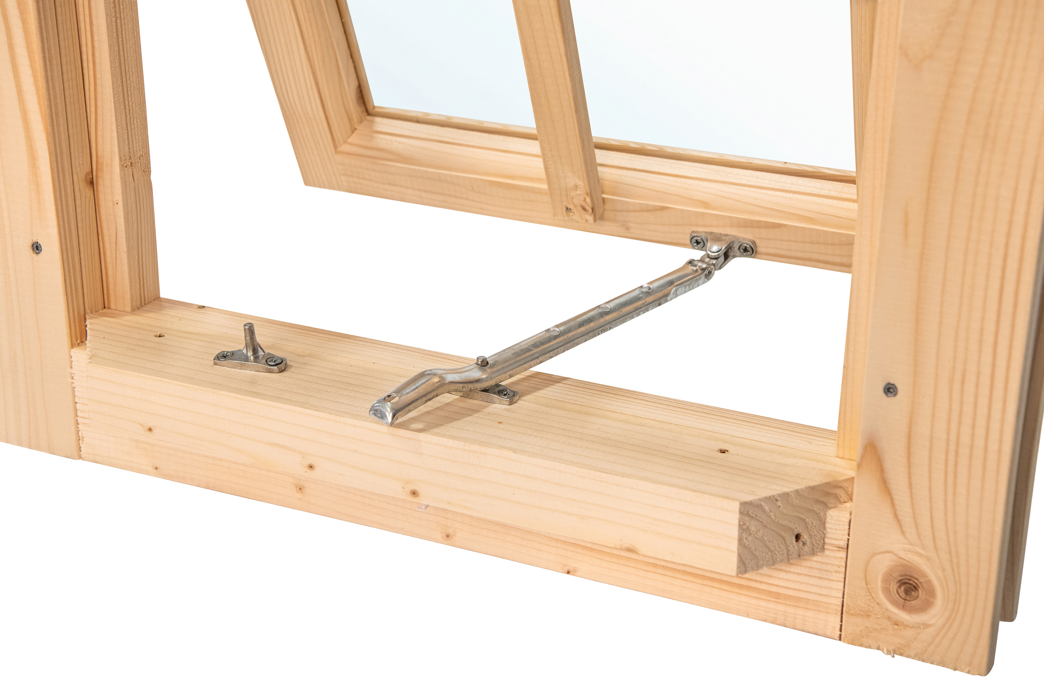 Ausklappbares Fenster W4 5 57,0 x 57,0 cm unbehandelt