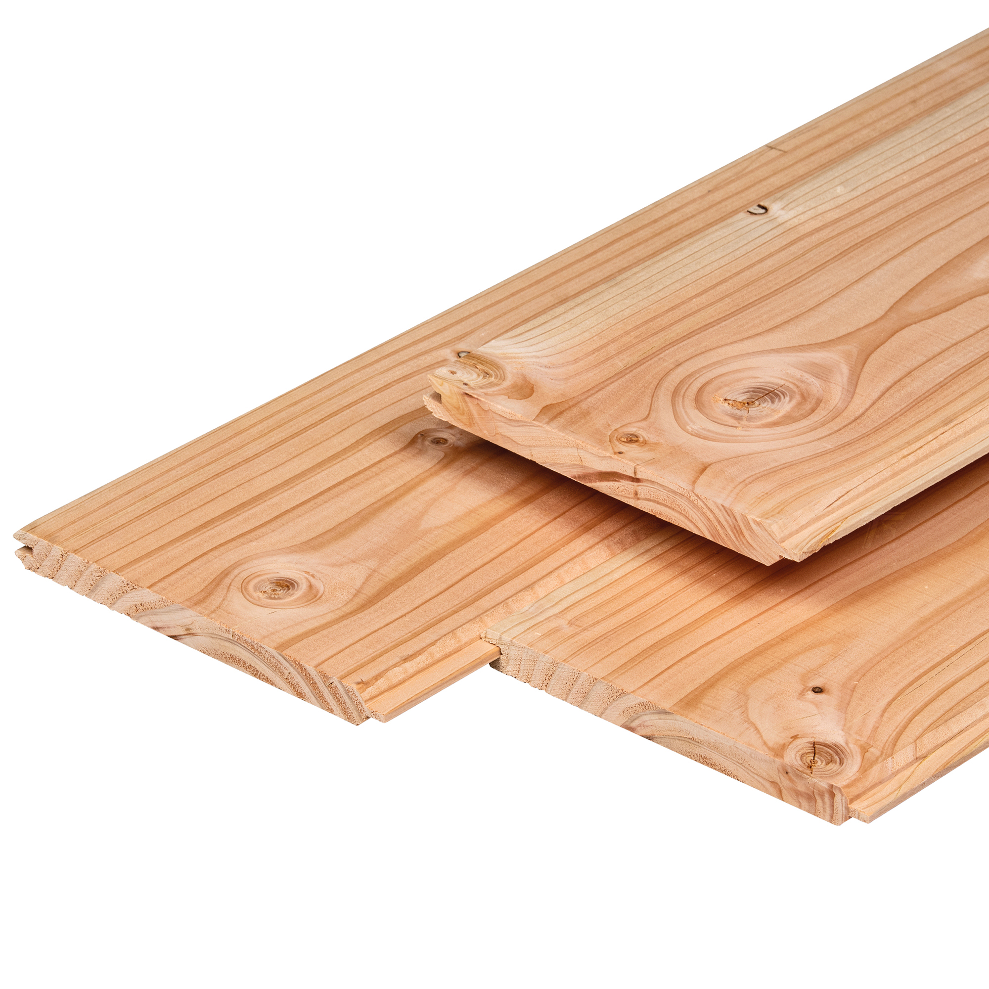 Douglas t&g-profiel 1,8 x 19,5 x 300 cm, gedroogd, geschaafd, 2 zijden vellingkant Douglas t&g-profiel 1,8 x 19,5 x 300 cm, gedroogd, geschaafd, 2 zijden vellingkant