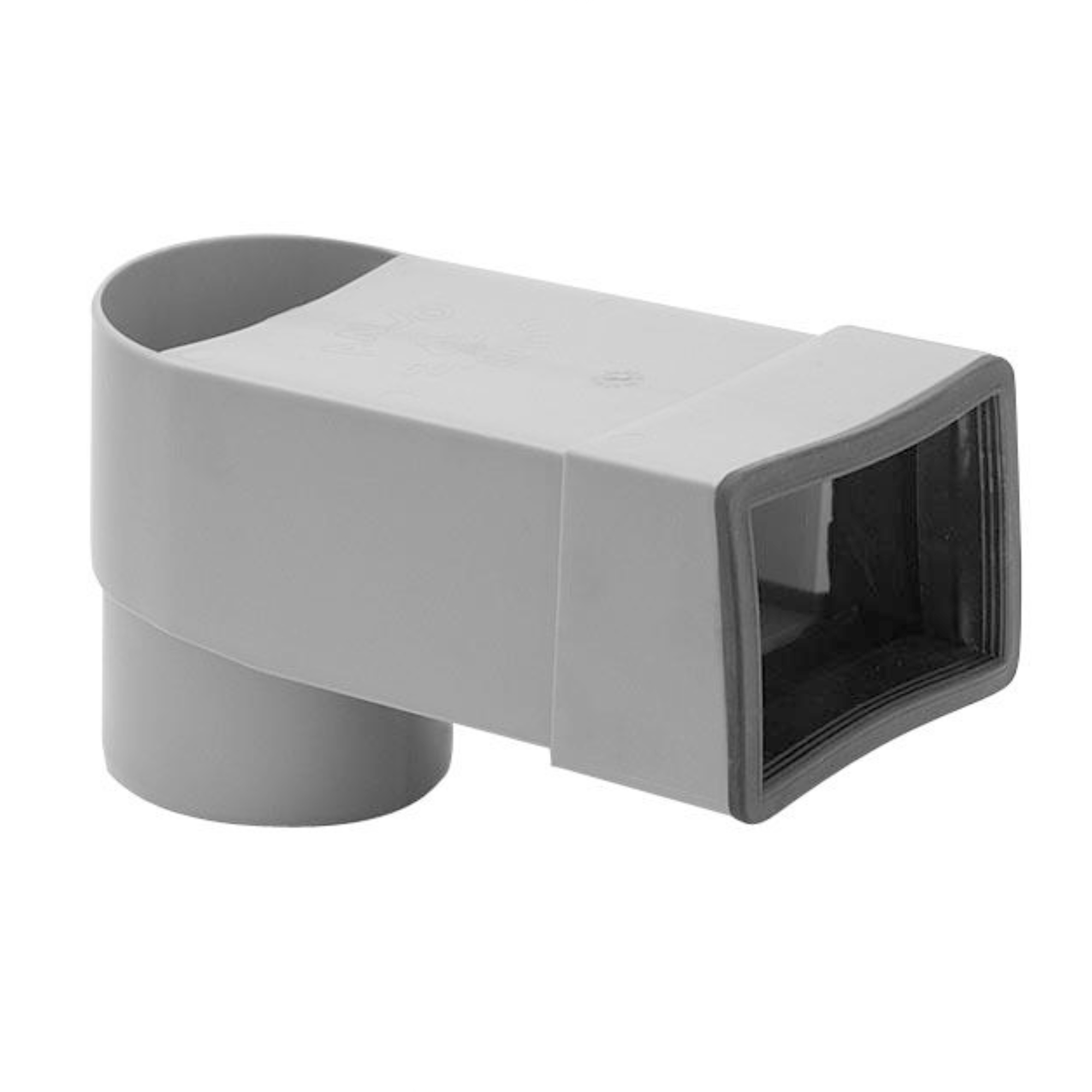 Regenwasser-Wandrohrdurchführung 60 mm - Set Anschluss & Adapterring