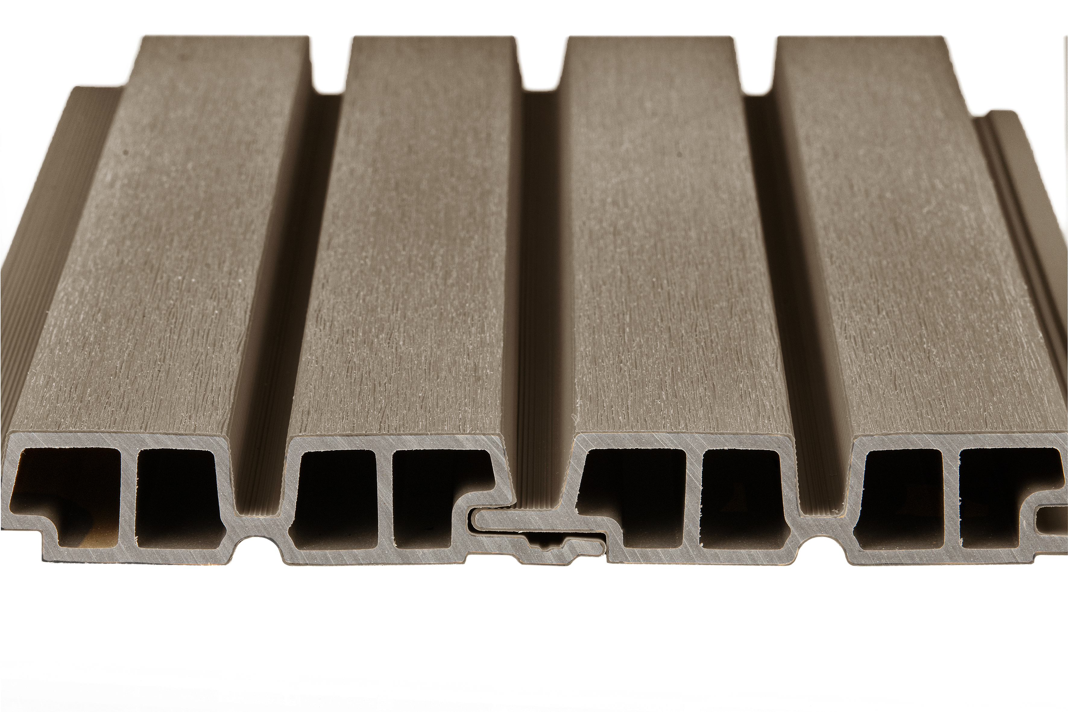 PuraTech 55 composiet gevelbekleding 3,3 x 17,0 x 390 cm Light Grey