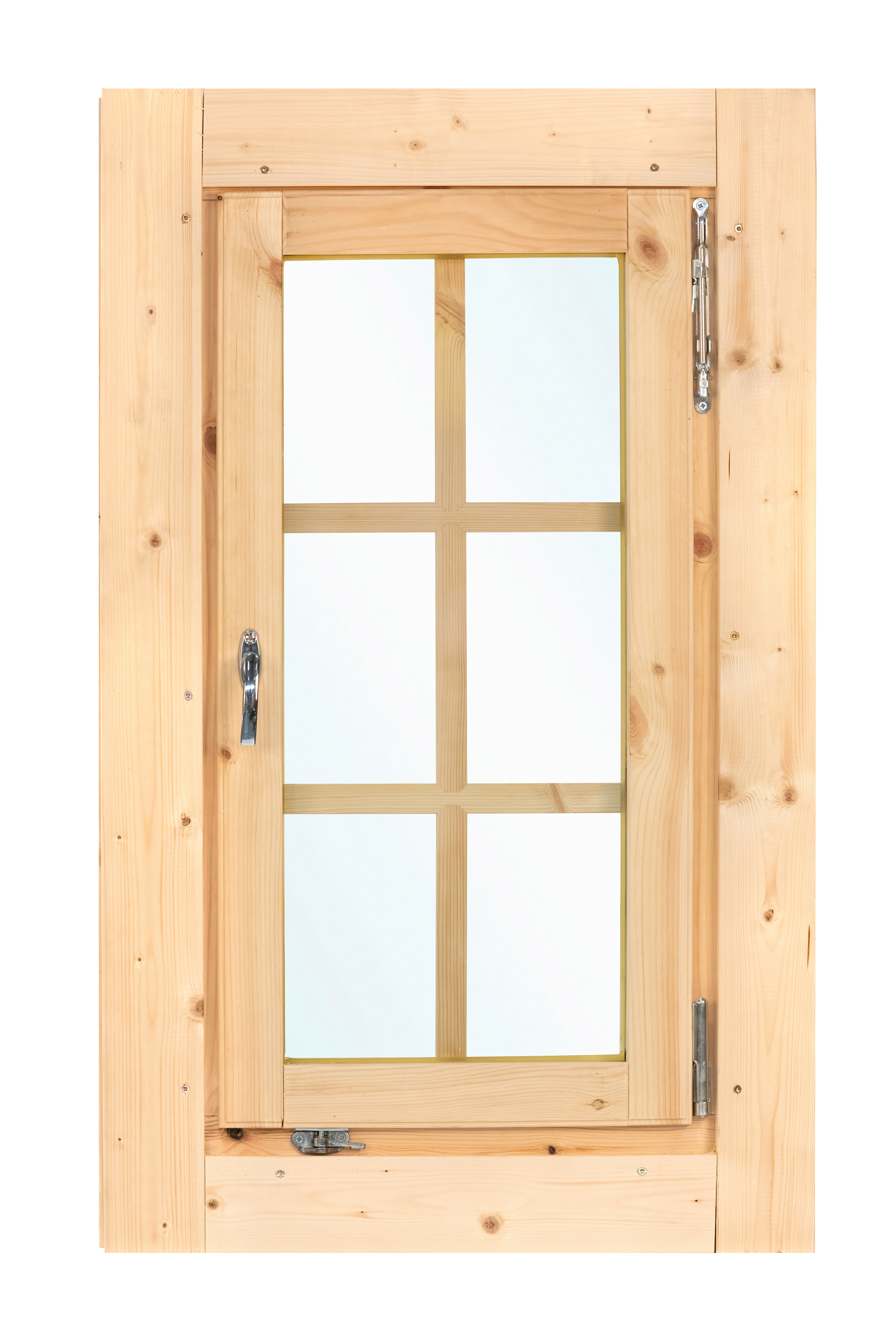 Tilt and Turn window single L5.2 spruce 52.6x108.5cm