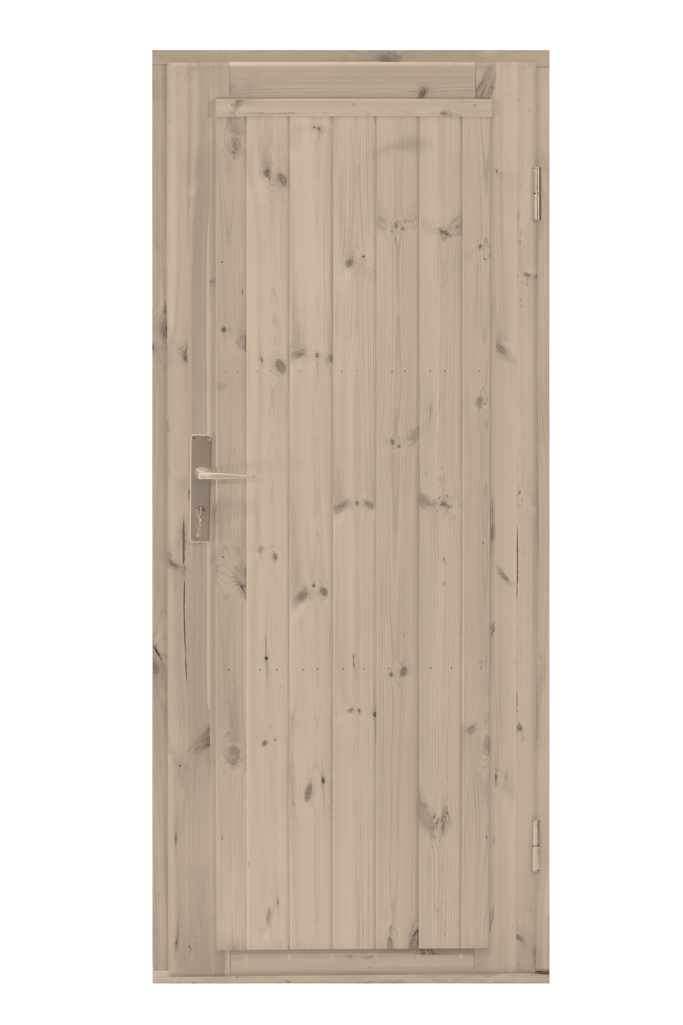 Deur enkel DL10 RS vuren 90,5 x 196 cm | grijs geïmpregneerd
