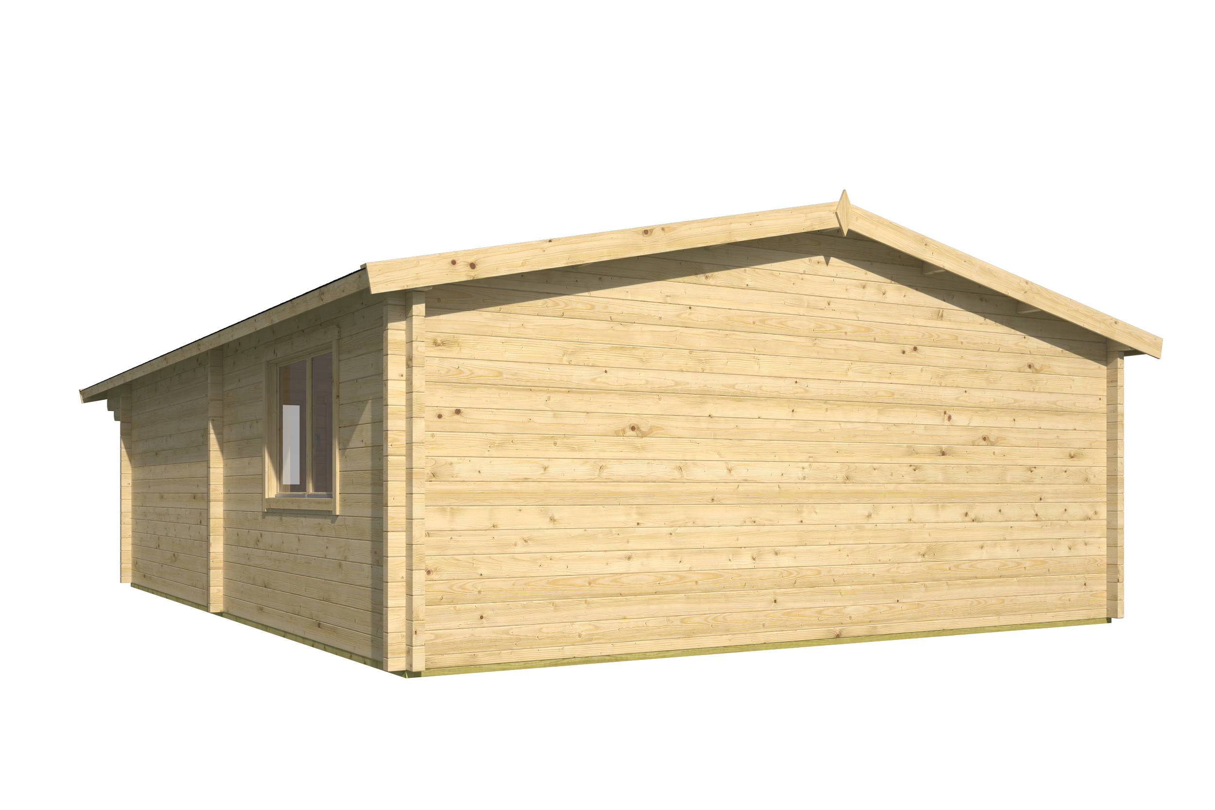 Blokhut - Tuinhuis Ballyragget | 70 mm | vuren grijs geïmpregneerd Blokhut - Tuinhuis Ballyragget | 70 mm | vuren grijs geïmpregneerd