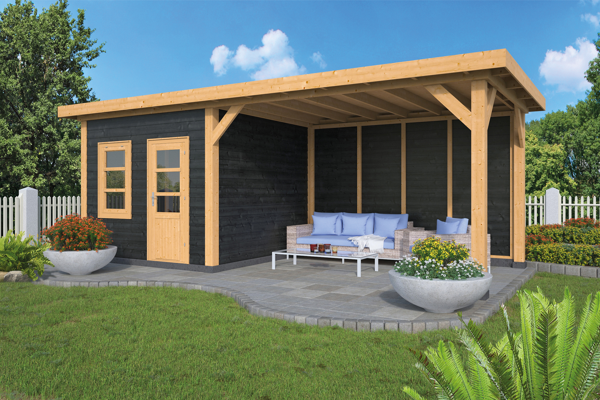 Black Holten DIY Flat Roof