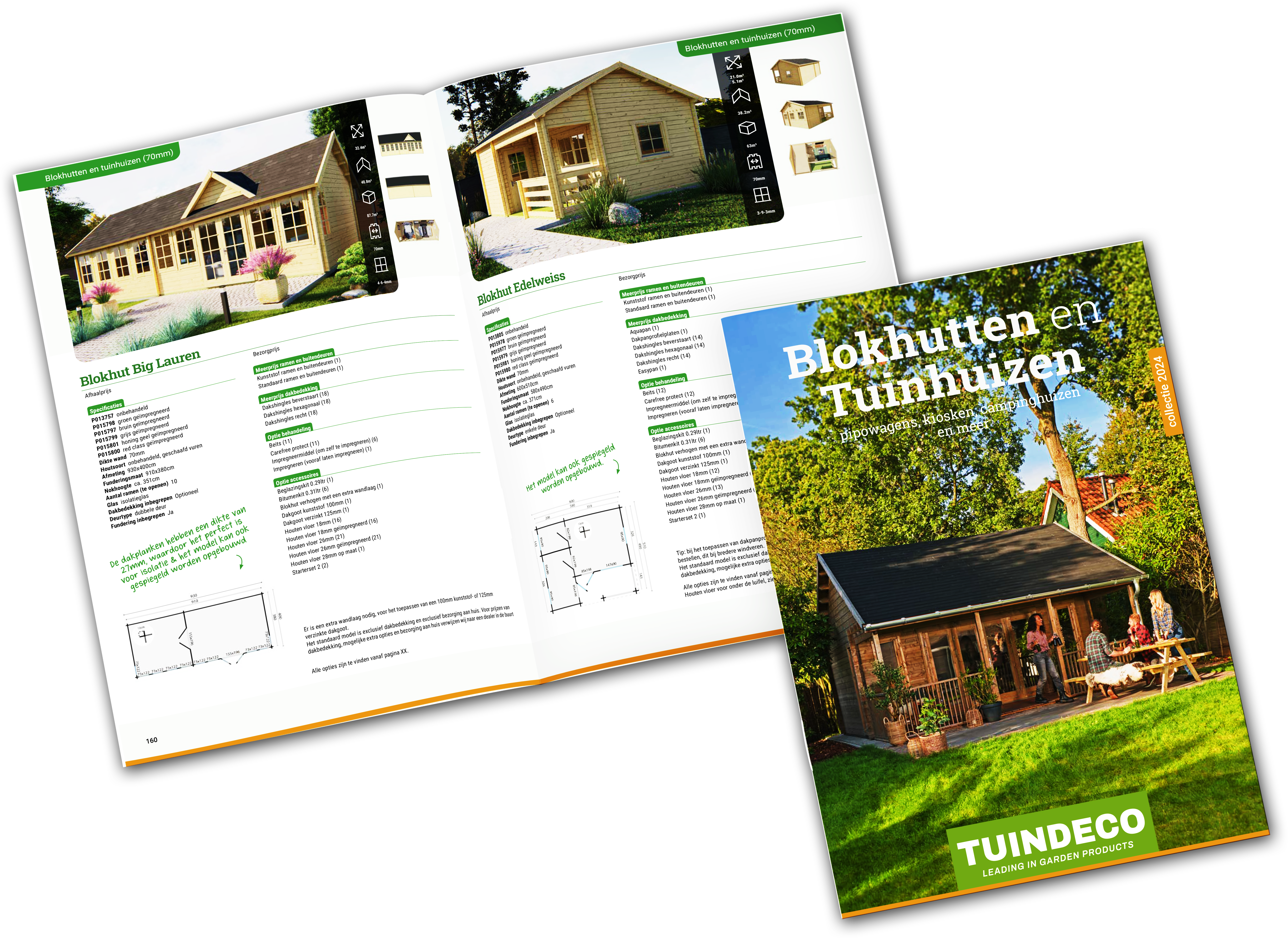 Catalogus 2024 Blokhutten & Tuinhuizen