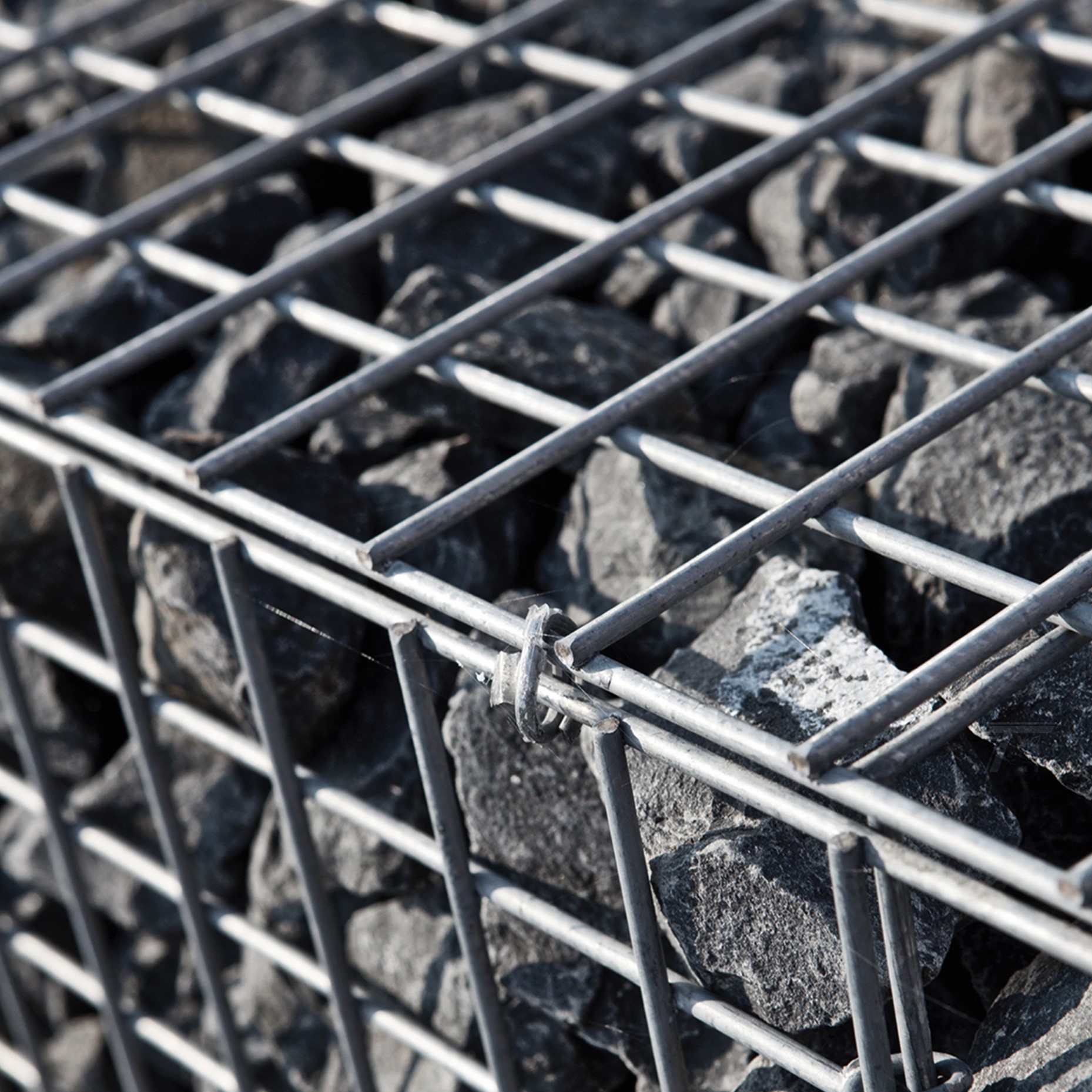 Gaasmat Gabion 4,5 x 4,5 cm Hoofdmat, draaddikte 4,8 mm 100 x 200 cm