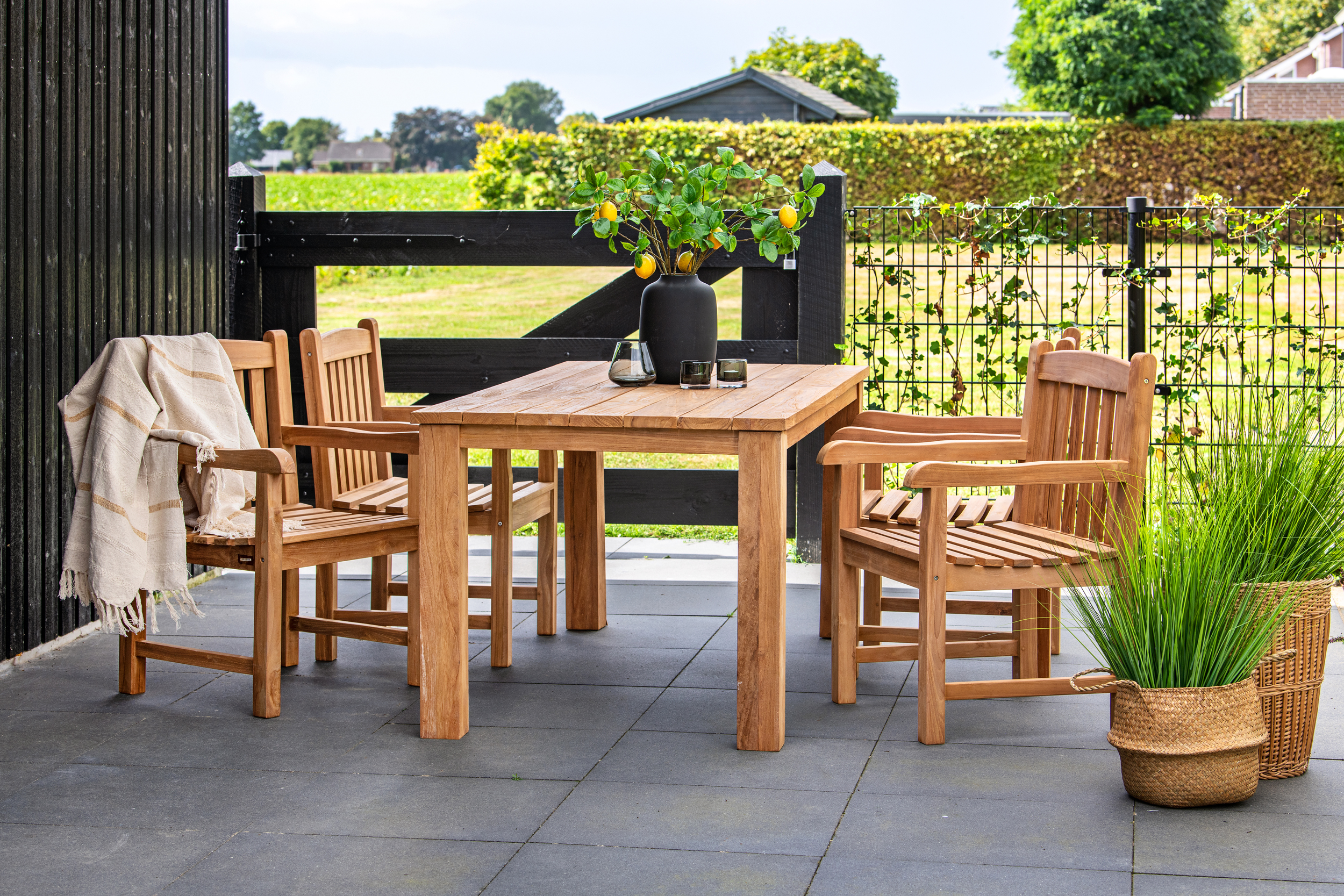 Gartentisch Rustiek, Teak, 250cm