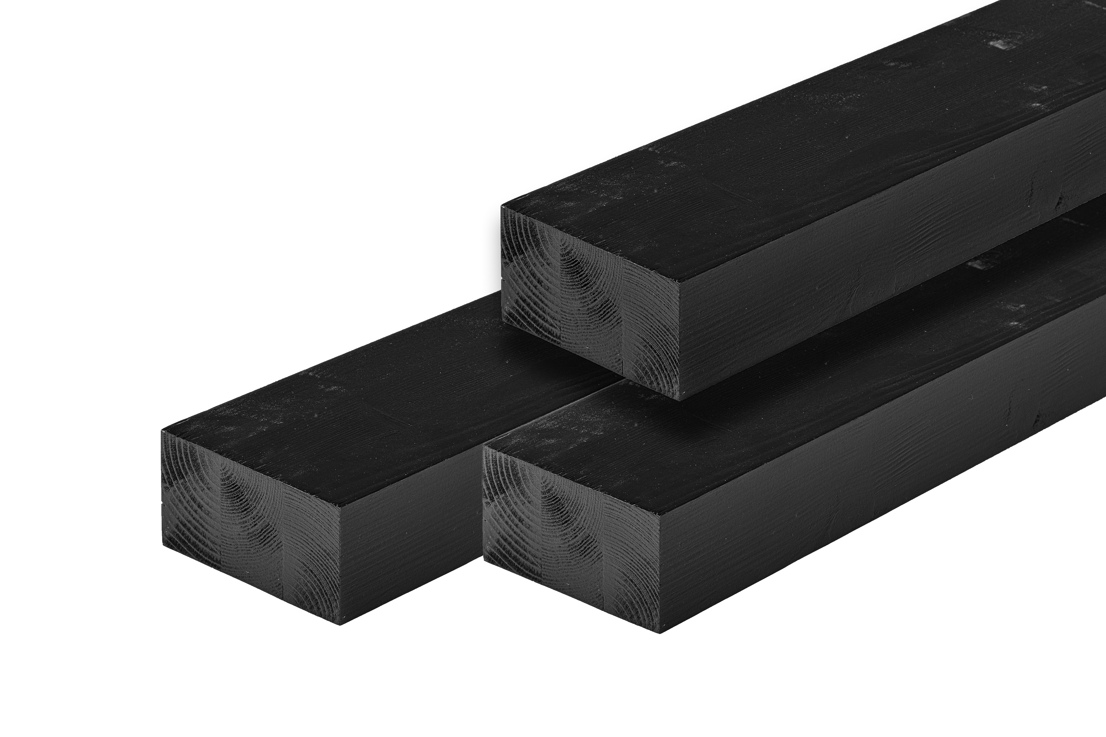 Top-/bottom beam 6,5 x 12,0 x 200 cm, black