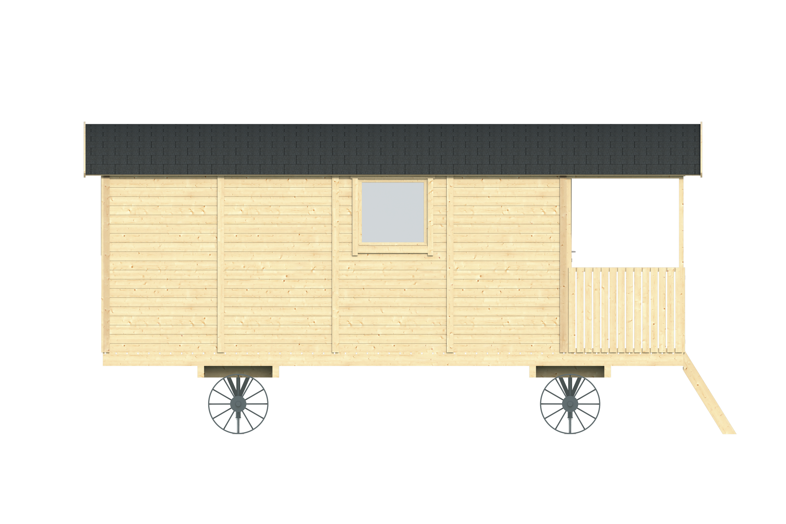 Johnny circus wagon - excl. Wheelsets