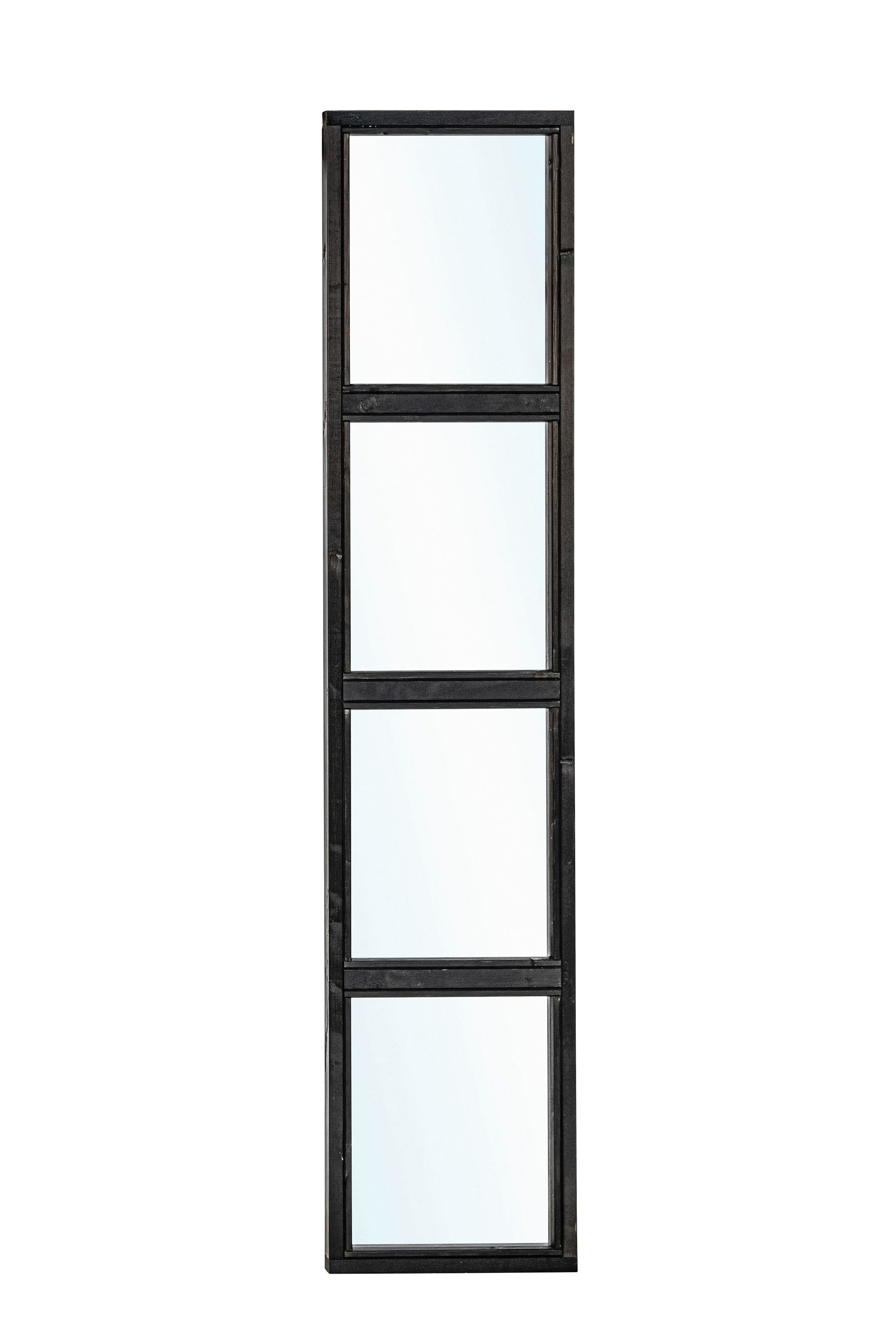 Glaswand modern zwart enkel Wandmodule B45 x H224 cm