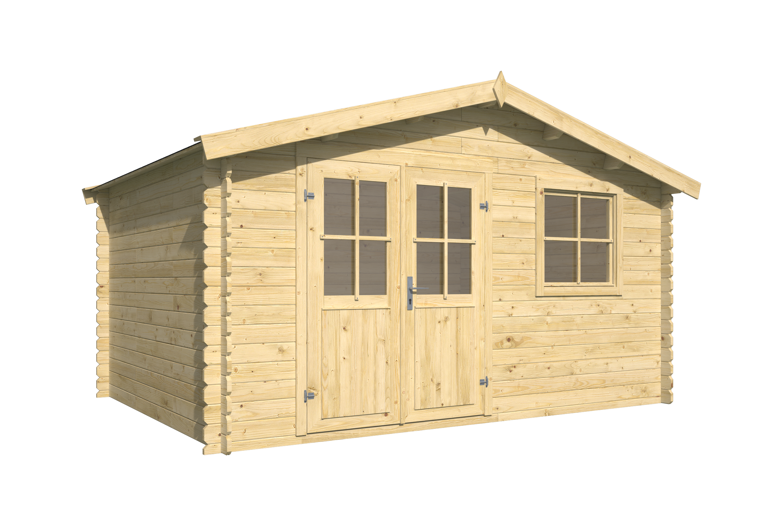 Blokhut - Tuinhuis Gorliz | 28 mm | onbehandeld