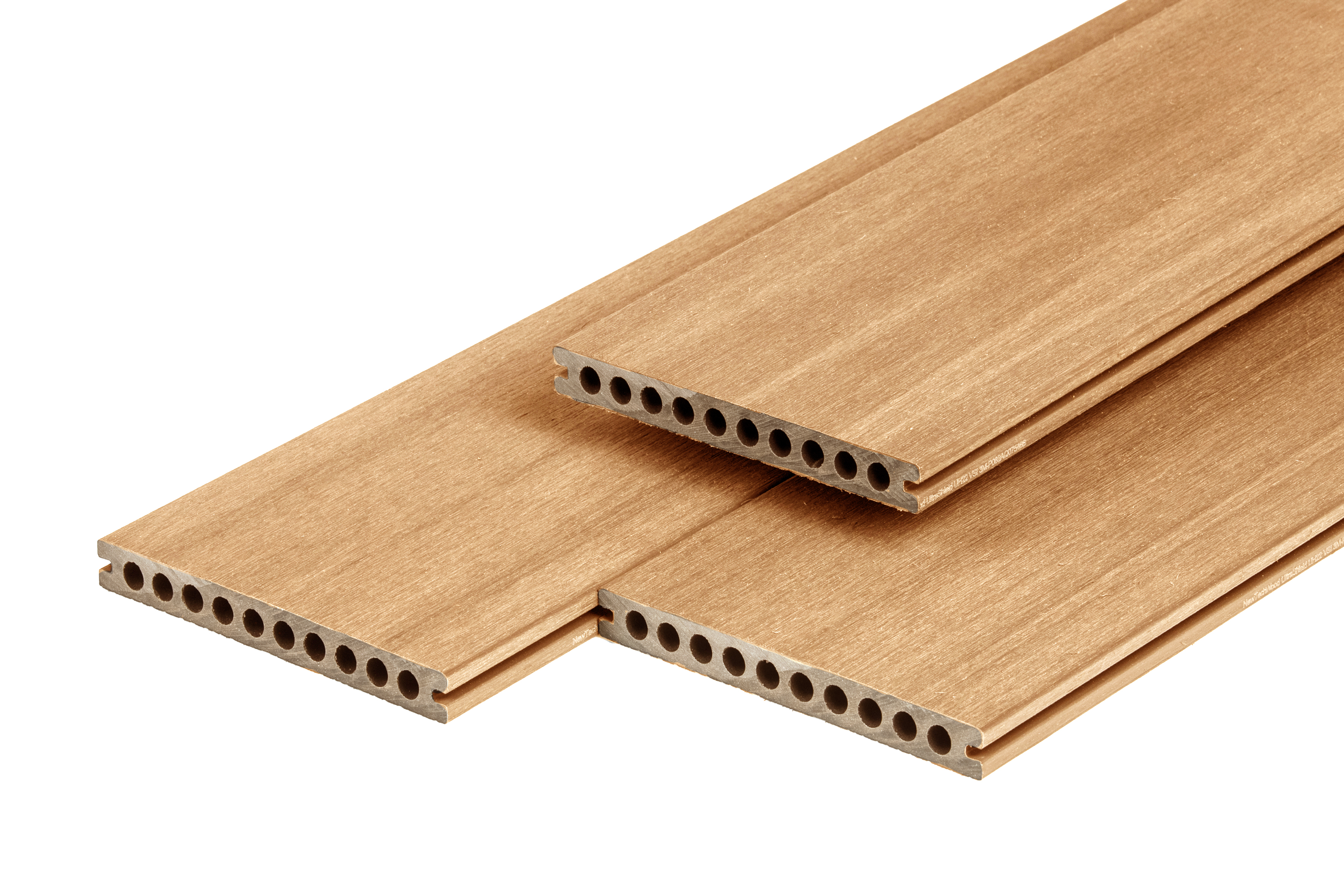 PuraShield WPC-Terrassendielen 2,3 x 21,0 x 500 cm Clipsystem, Halbmassiv, Cedar