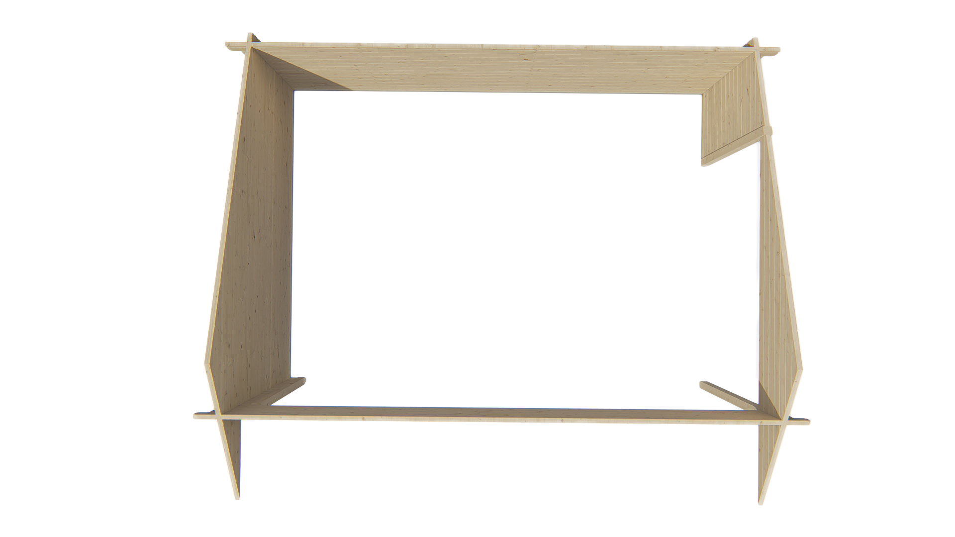 Blokhut - Tuinhuis Thüringen | 44 mm | vuren honinggeel geïmpregneerd Blokhut - Tuinhuis Thüringen | 44 mm | vuren honinggeel geïmpregneerd