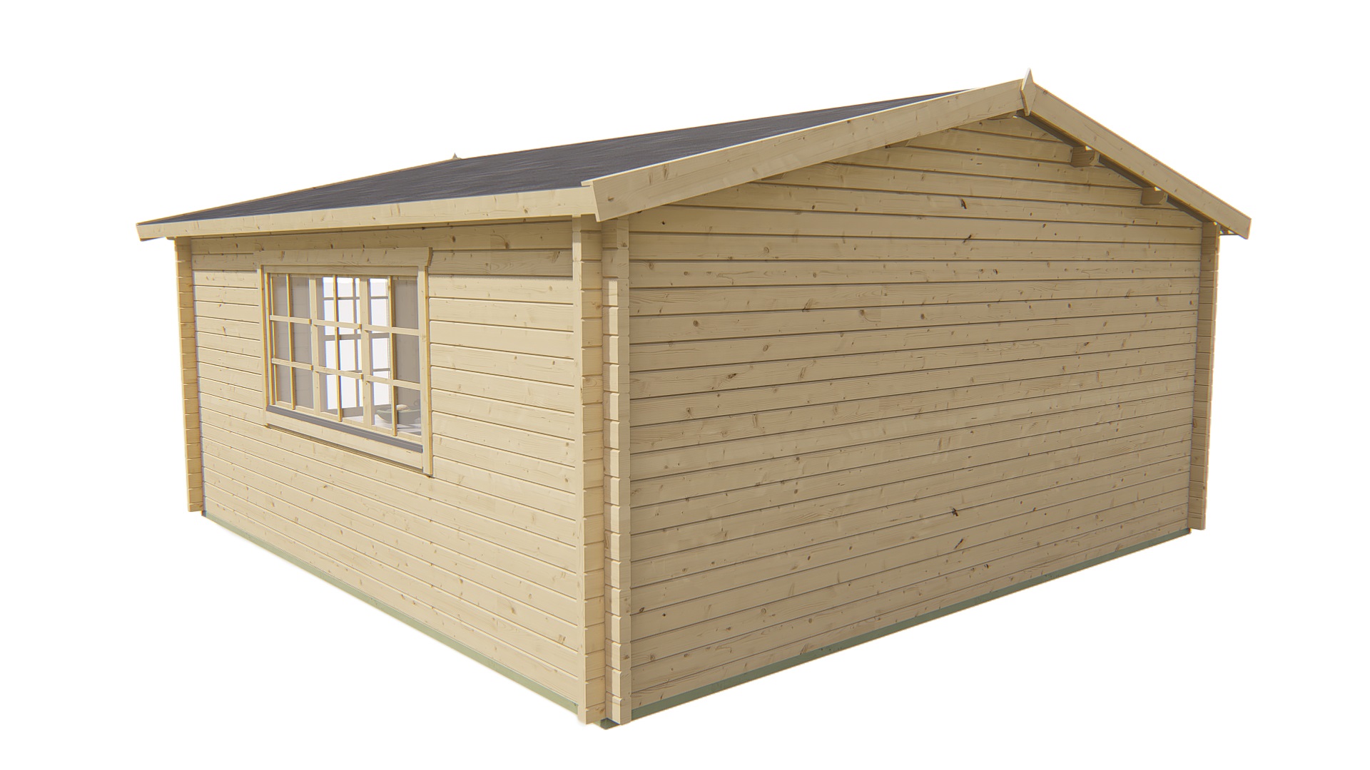 Blokhut - Tuinhuis Southampton | 58 mm | vuren bruin geïmpregneerd Blokhut - Tuinhuis Southampton | 58 mm | vuren bruin geïmpregneerd