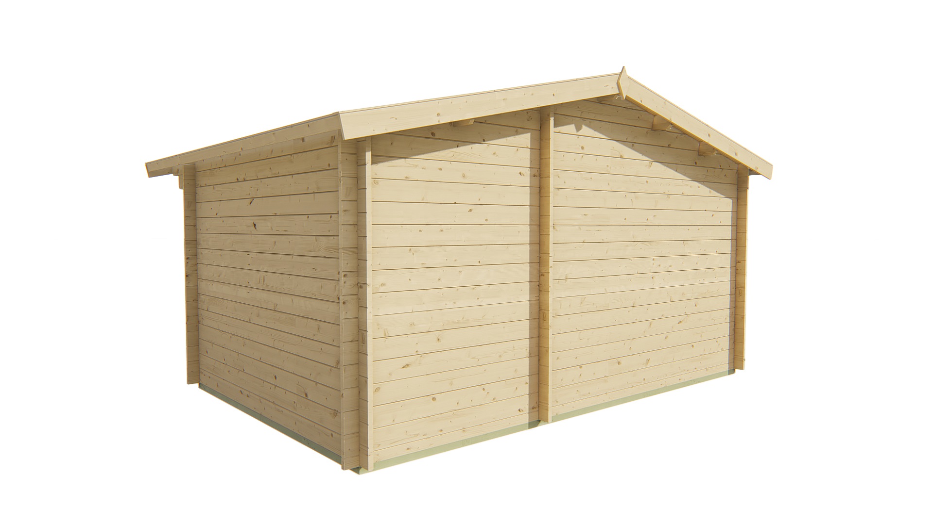 Blokhut - Tuinhuis Fraga | 34 mm | vuren bruin geïmpregneerd Blokhut - Tuinhuis Fraga | 34 mm | vuren bruin geïmpregneerd