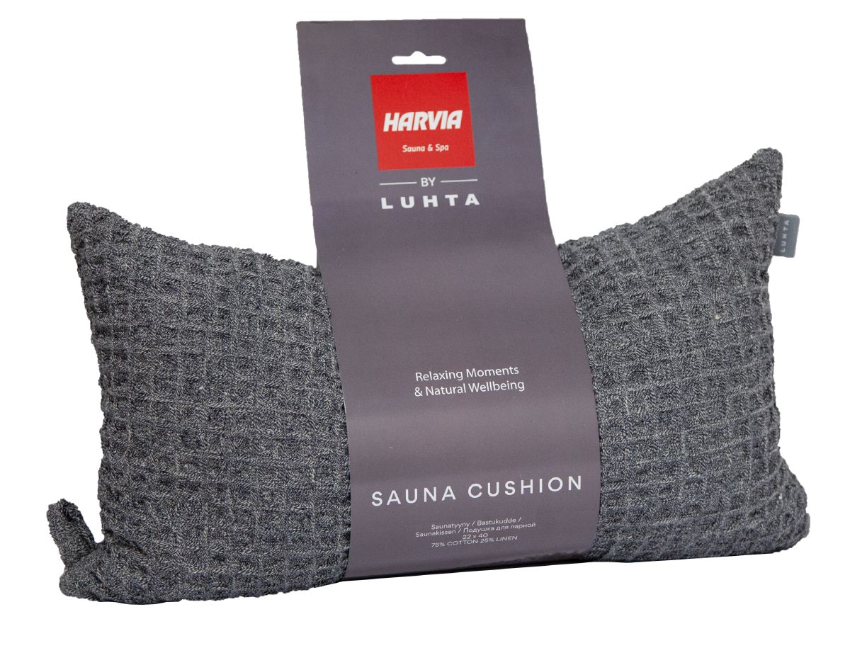 Harvia Saunakissen 22,0 x 40,0 cm grau | Saunazubehör by Luhta