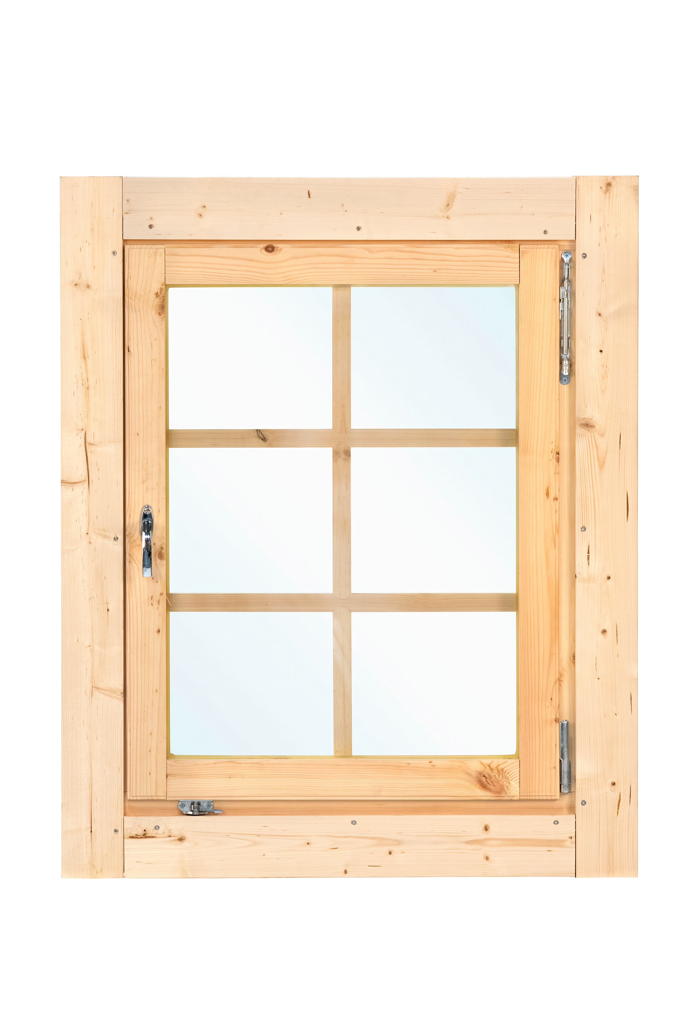 Tilt and Turn window single L4 spruce 84x105.1cm