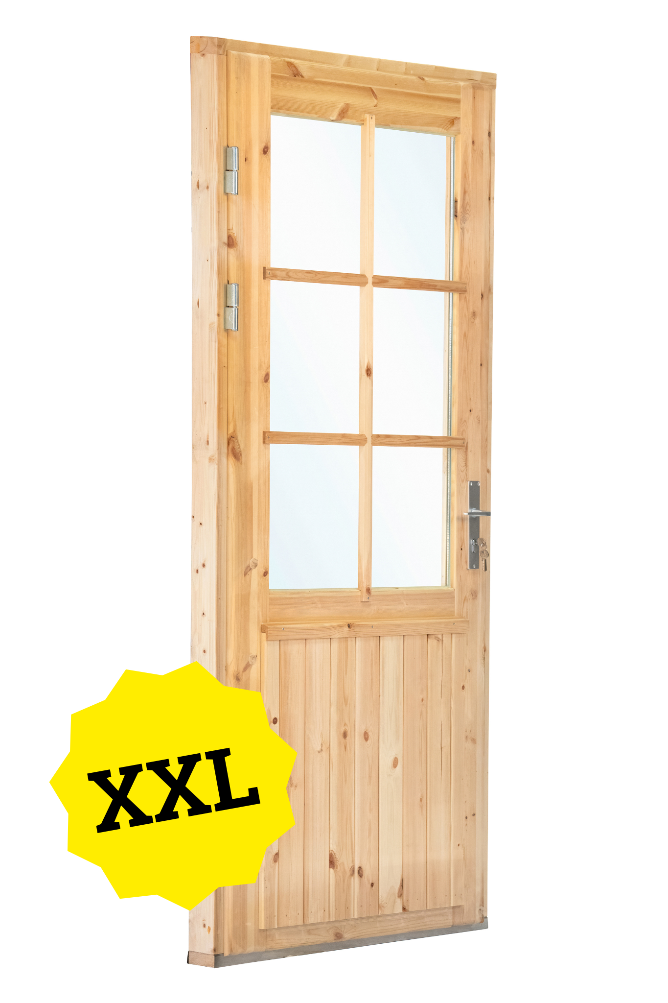 Enkele glas deur XXL 6-ruits Deluxe