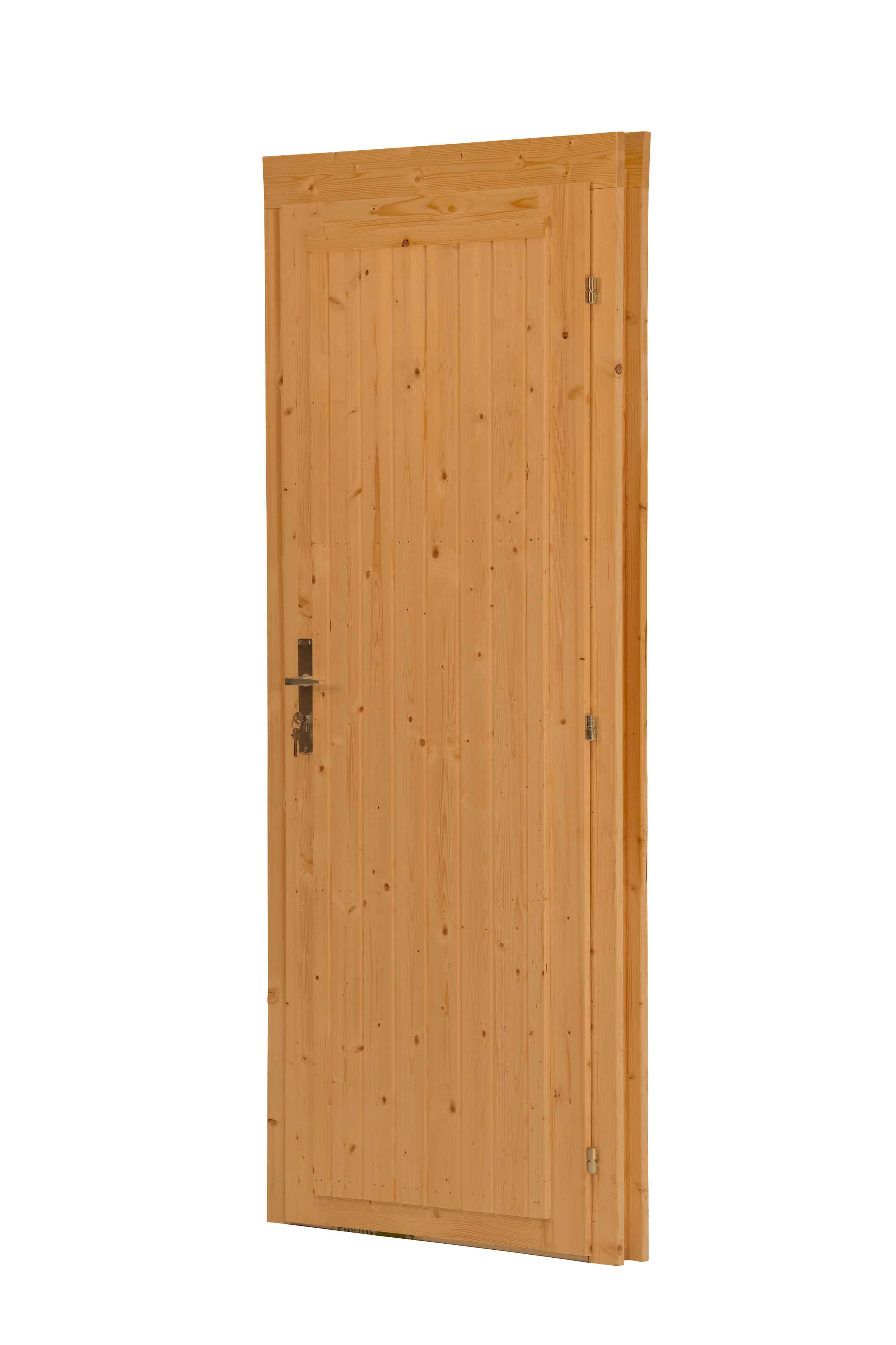 Deur enkel D5 RS vuren 90,5 x 196 cm | bruin geïmpregneerd