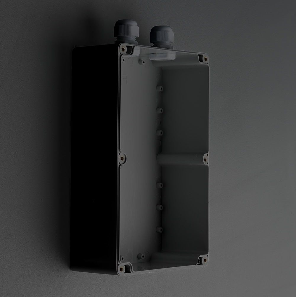 Sfeerfoto Wandbox zwart