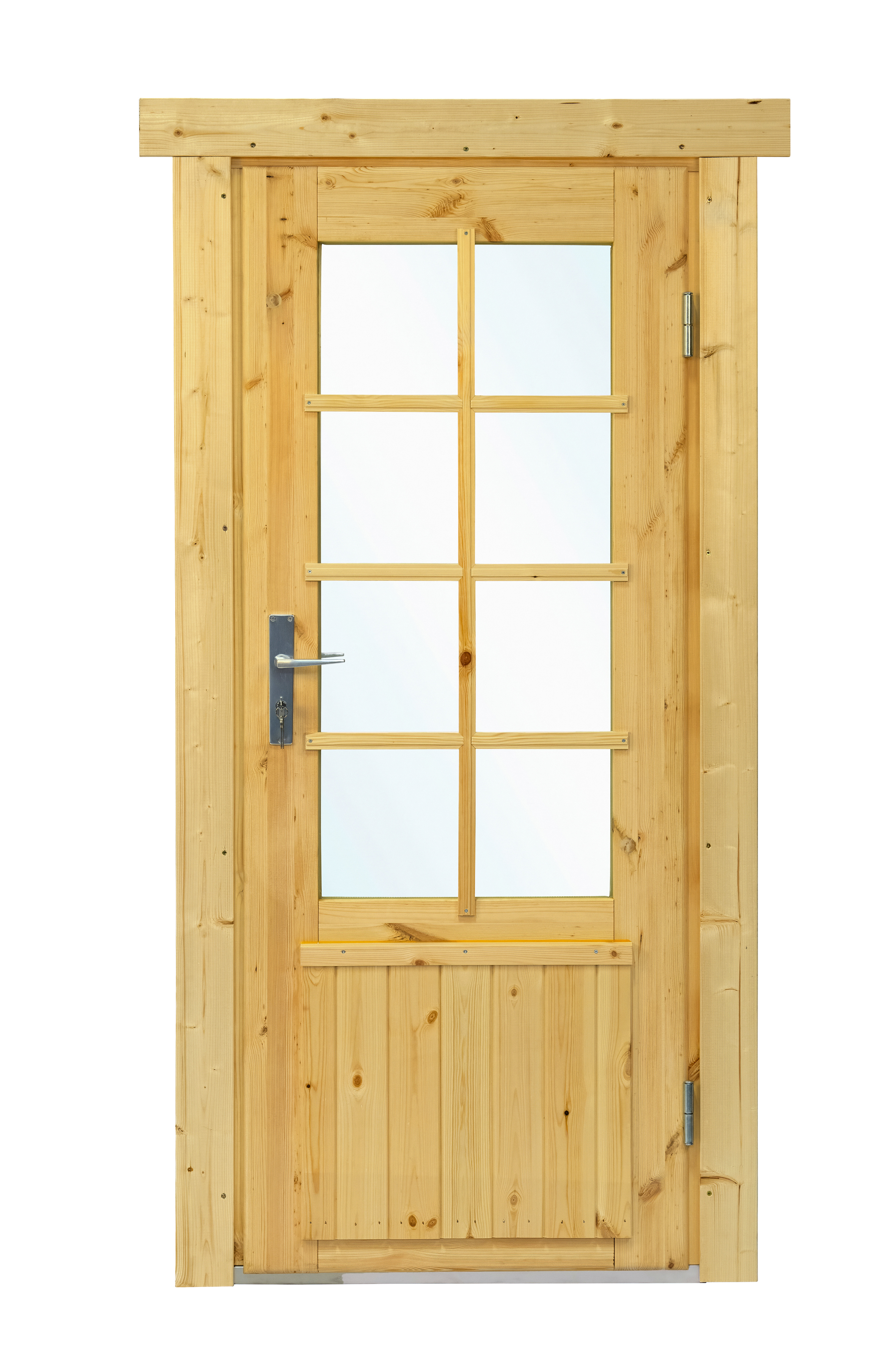 Deur enkel met raam DL11 RS vuren 90,5 x 196 cm | honinggeel geïmpregneerd