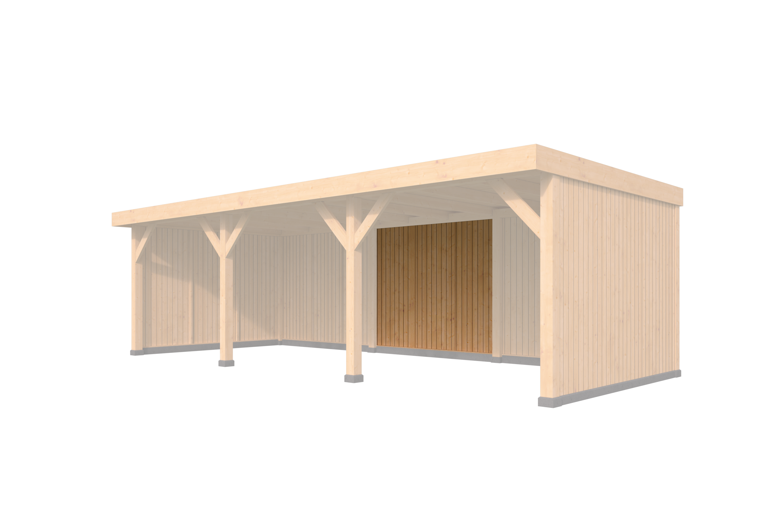 DIY Rijssen | vertical wall module | Type C (300x224cm) | untreated