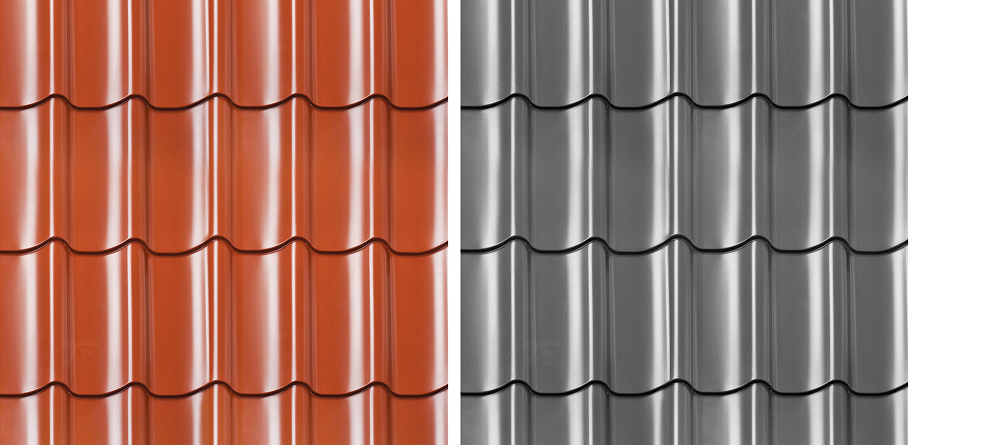 Anthracite Roof Tile Profile Panels