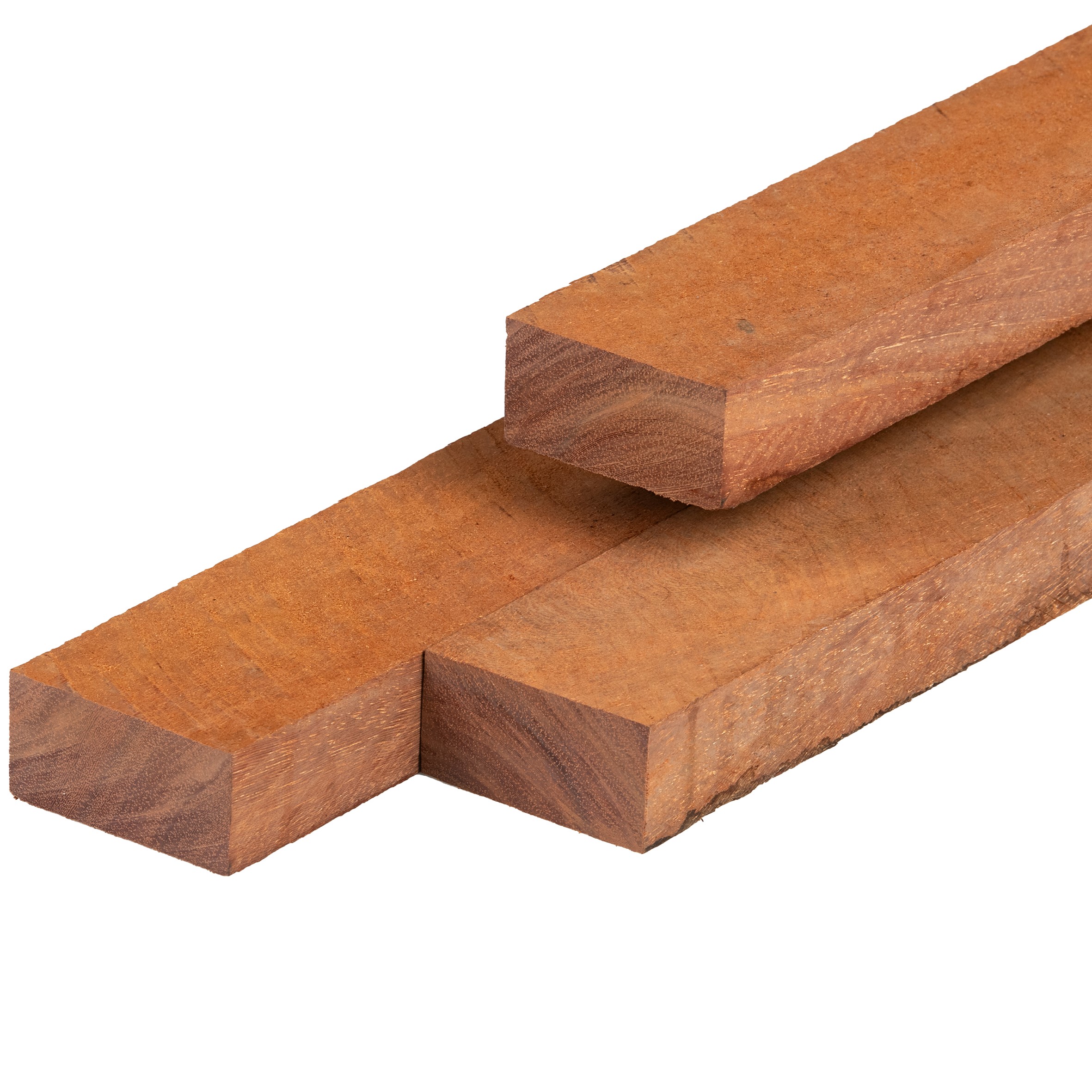 Azobé - Bongossi Hartholz Brett 4,0 x 7,0 x 300 cm fein-gesägt