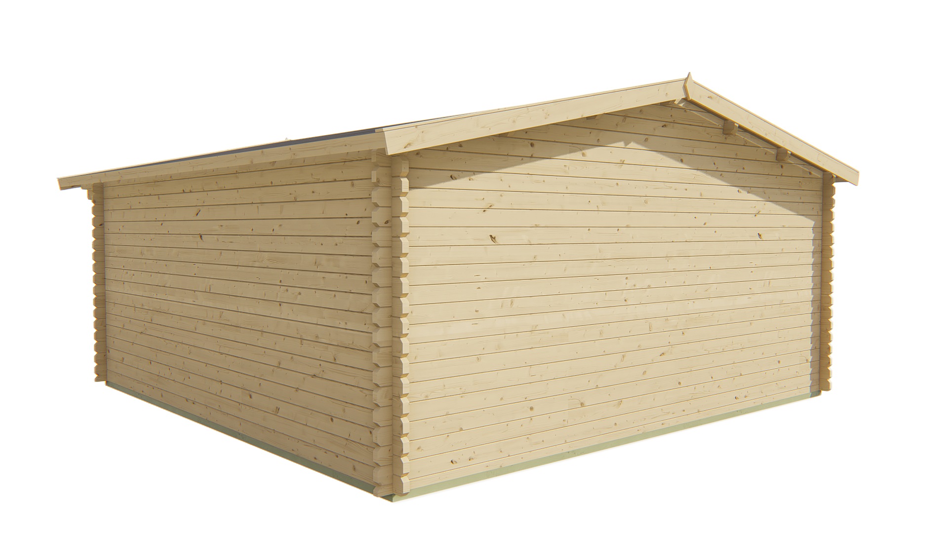 Blokhut - Tuinhuis Hendrick | 44 mm | vuren grijs geïmpregneerd Blokhut - Tuinhuis Hendrick | 44 mm | vuren grijs geïmpregneerd