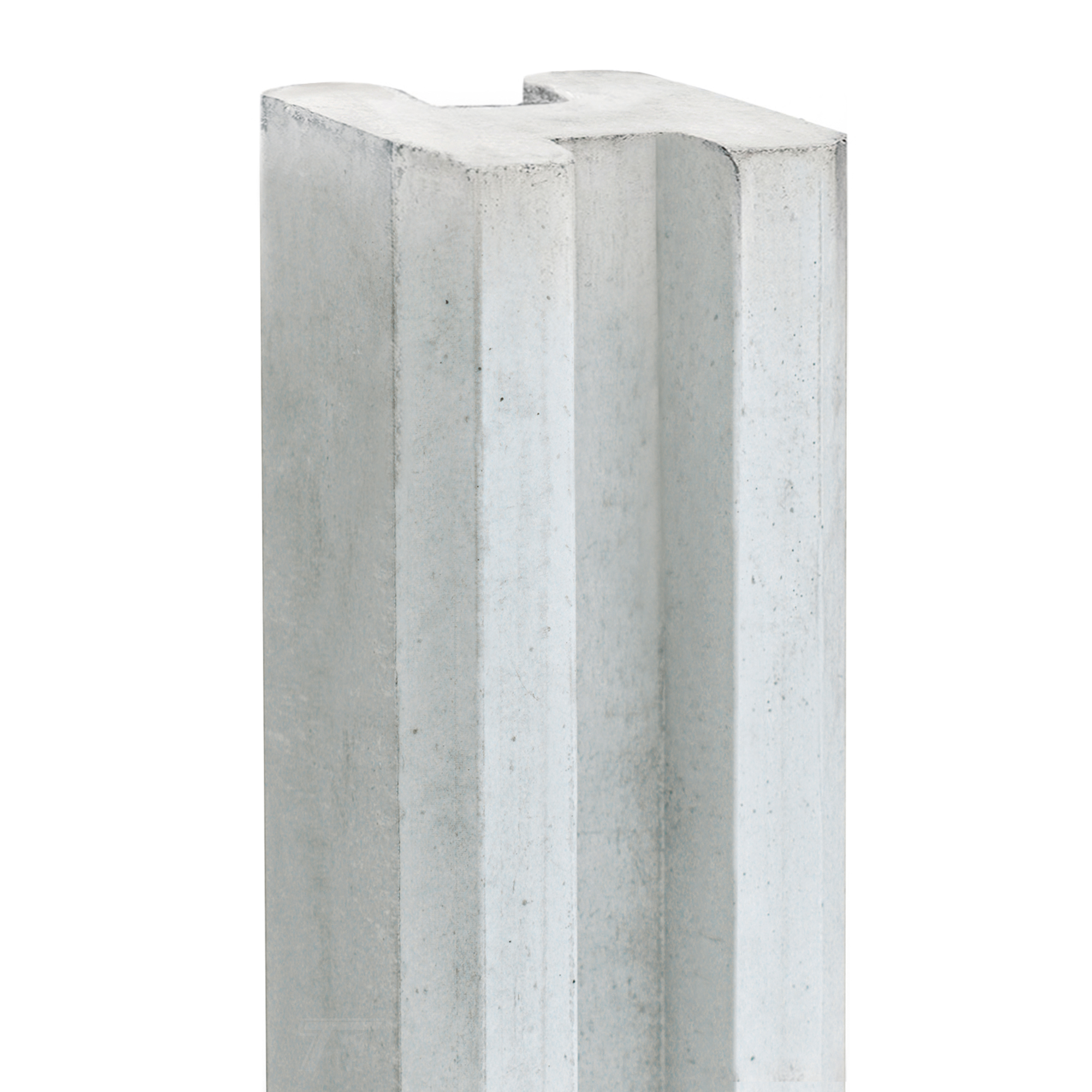 Berton-E-sleufpaal Vecht wit/grijs 10 x 10 x 190 cm tussenmodel
