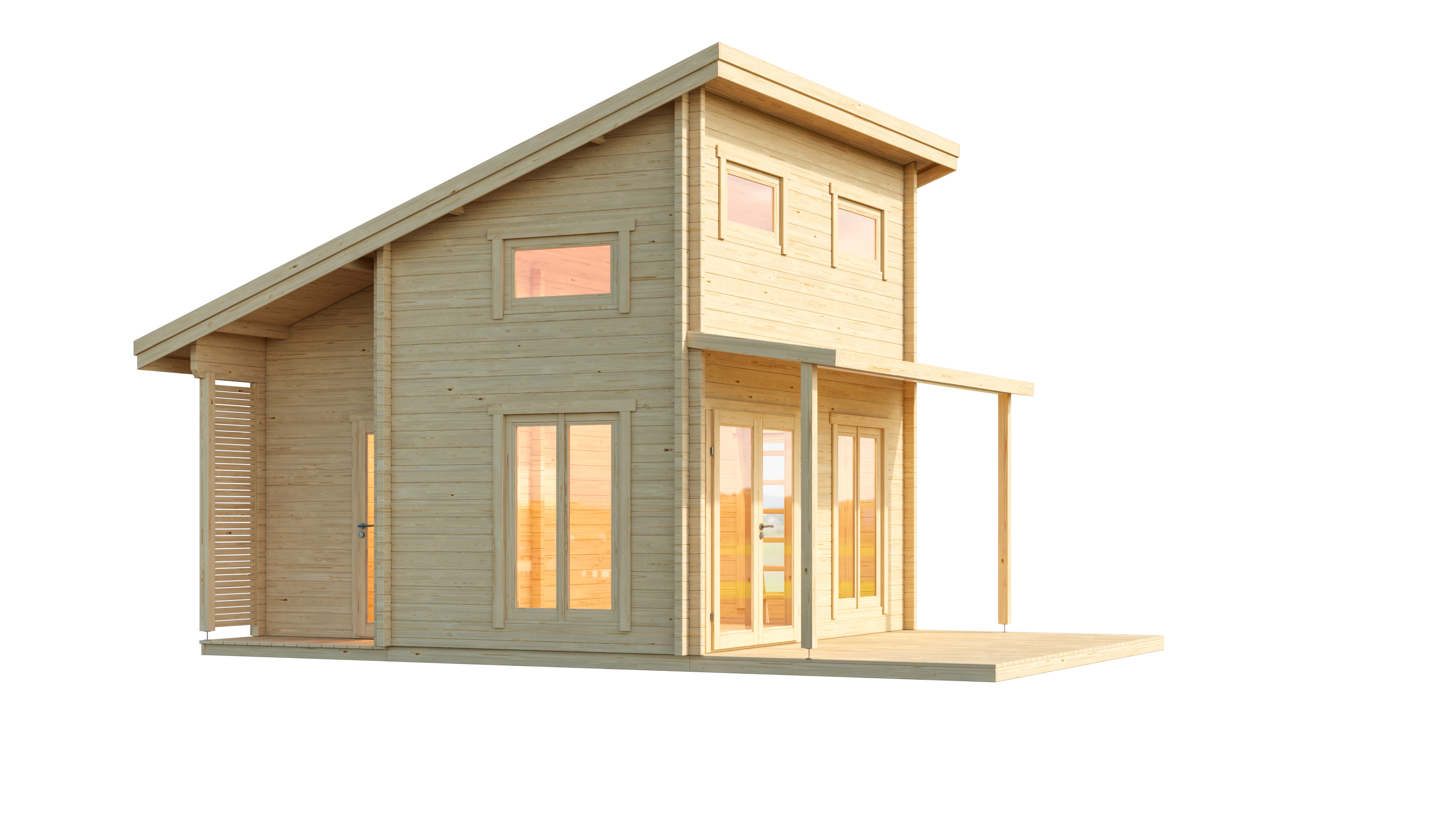 Sauna huis Kokkola | 70 mm | onbehandeld